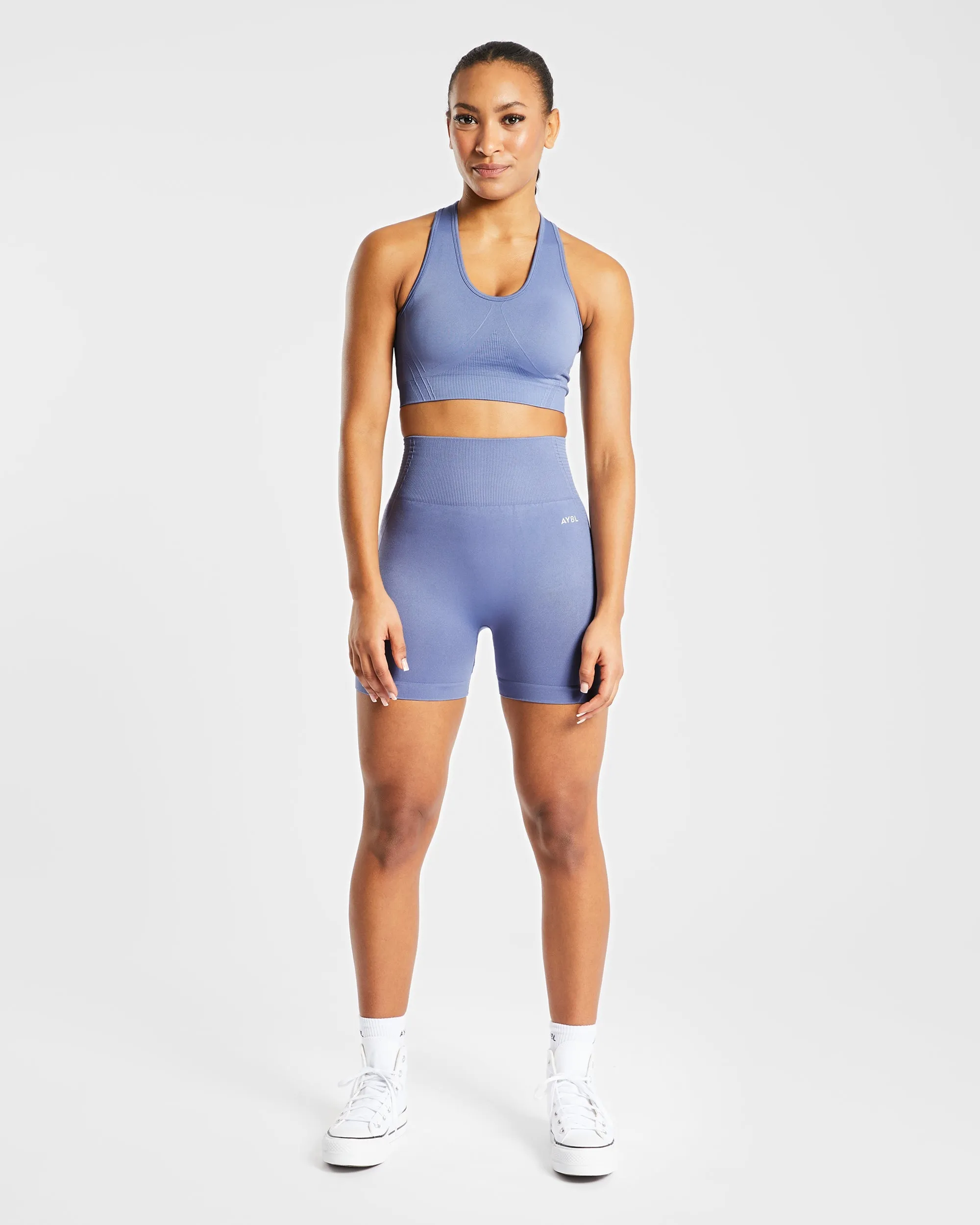 Balance V2 Seamless Sports Bra - Steel Blue sold by AYBL product image thumbnail 3