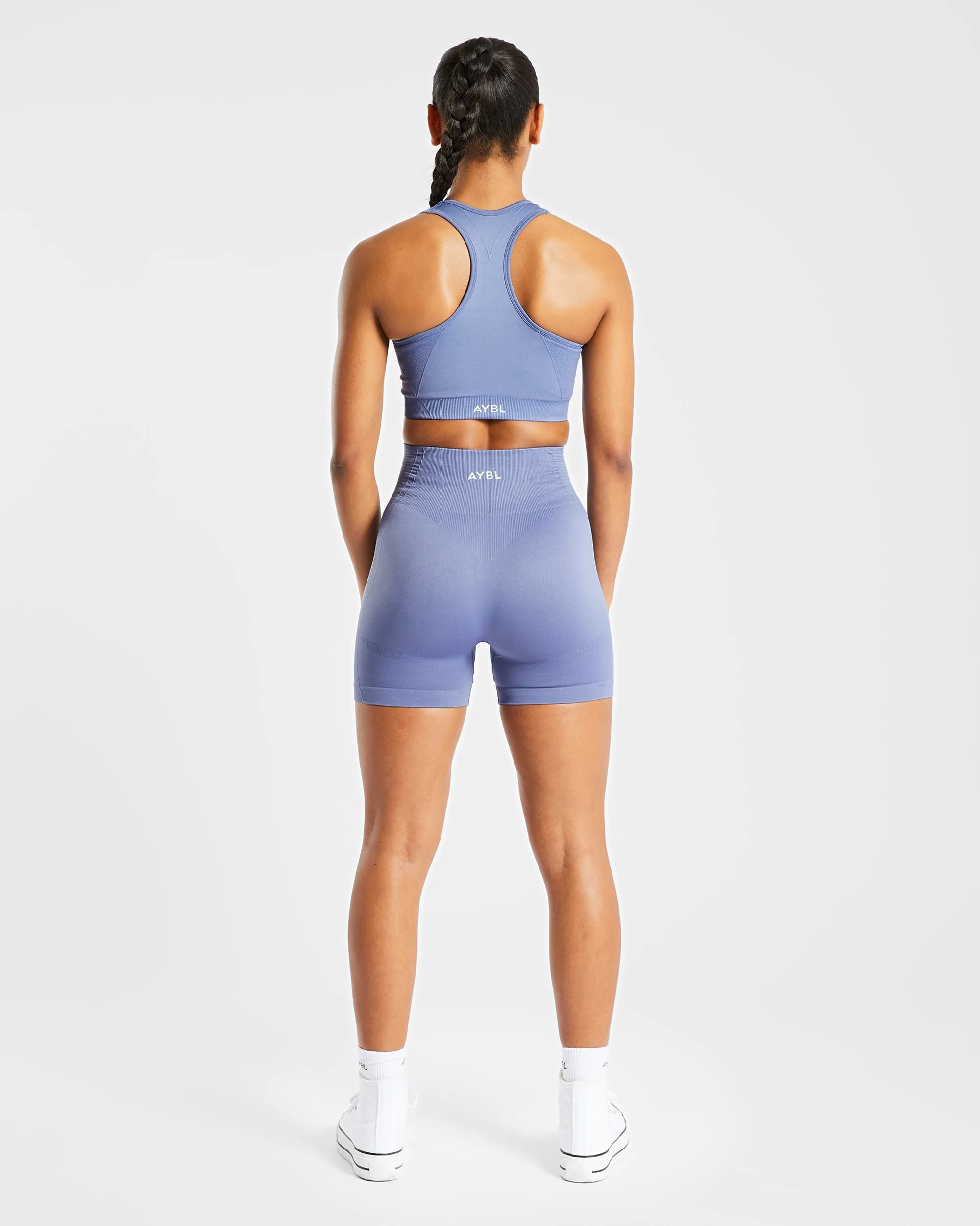 Balance V2 Seamless Sports Bra - Steel Blue sold by AYBL product image thumbnail 4