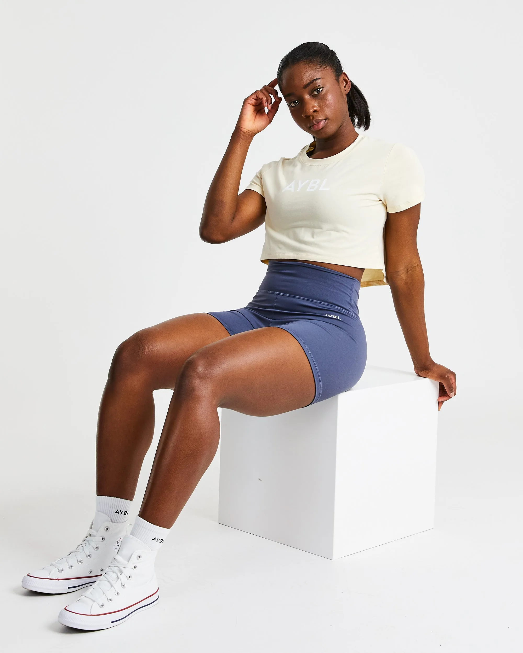 Crop T Shirt - Nude sold by AYBL product image thumbnail 5