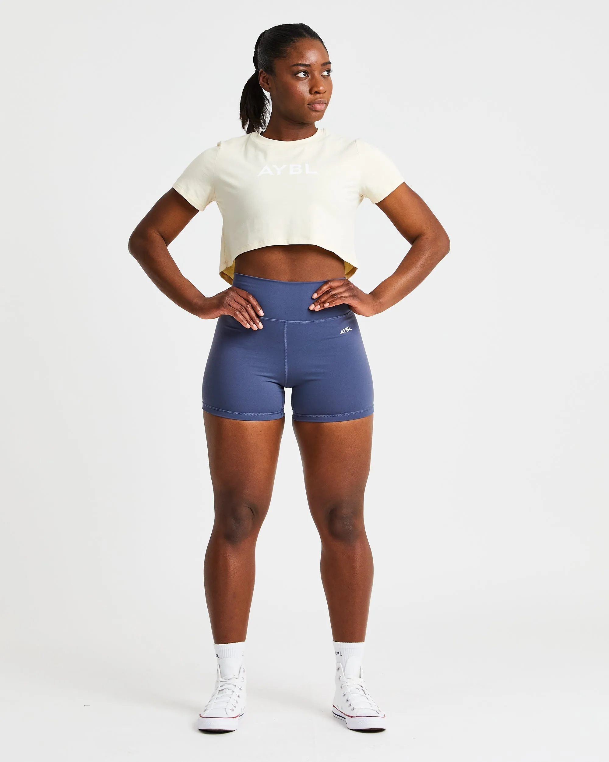 Crop T Shirt - Nude sold by AYBL product image thumbnail 3