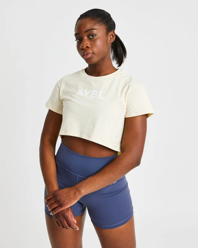 Crop T Shirt - Nude sold by AYBL