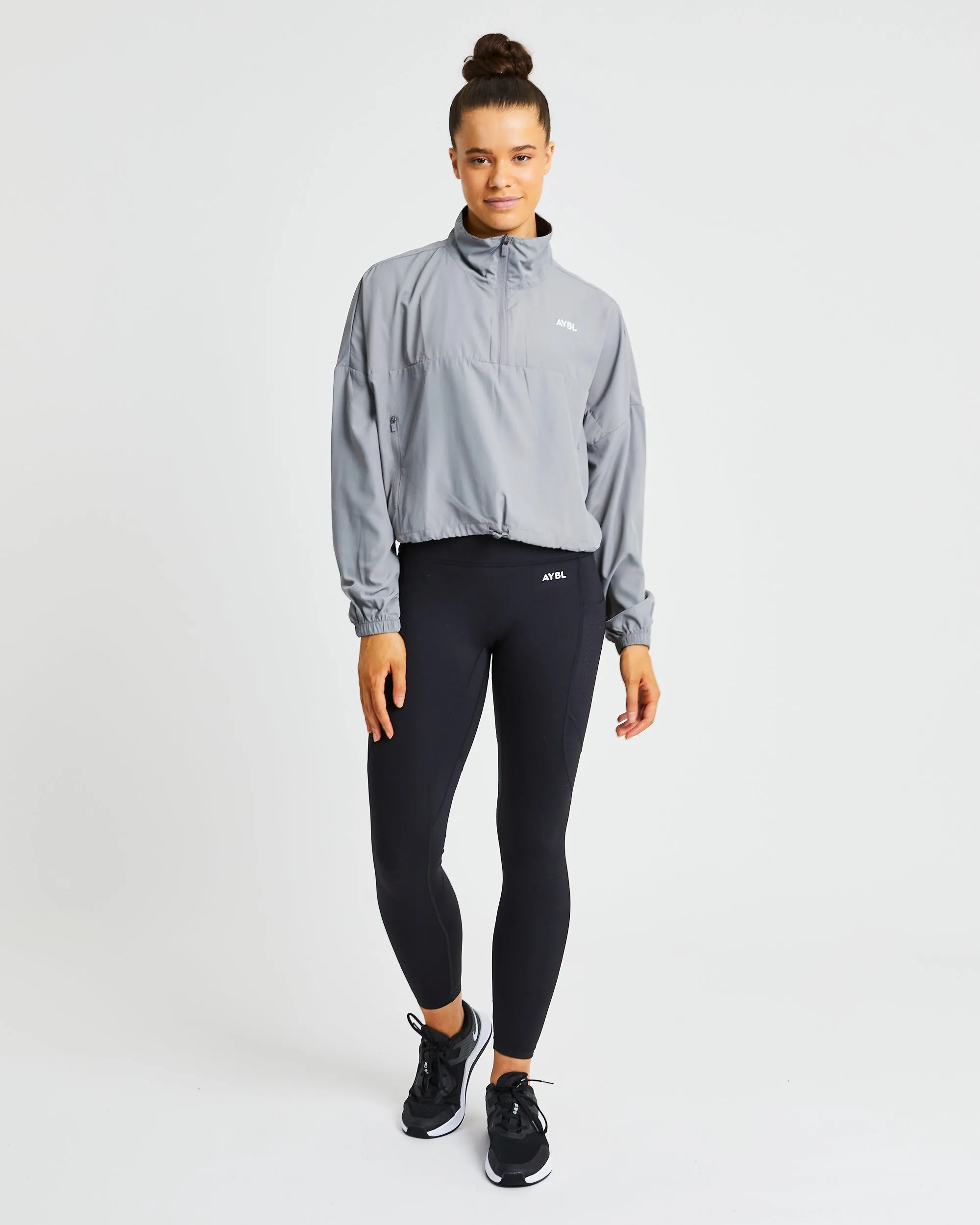 Everyday 1/2 Zip Pullover - Charcoal sold by AYBL product image thumbnail 3