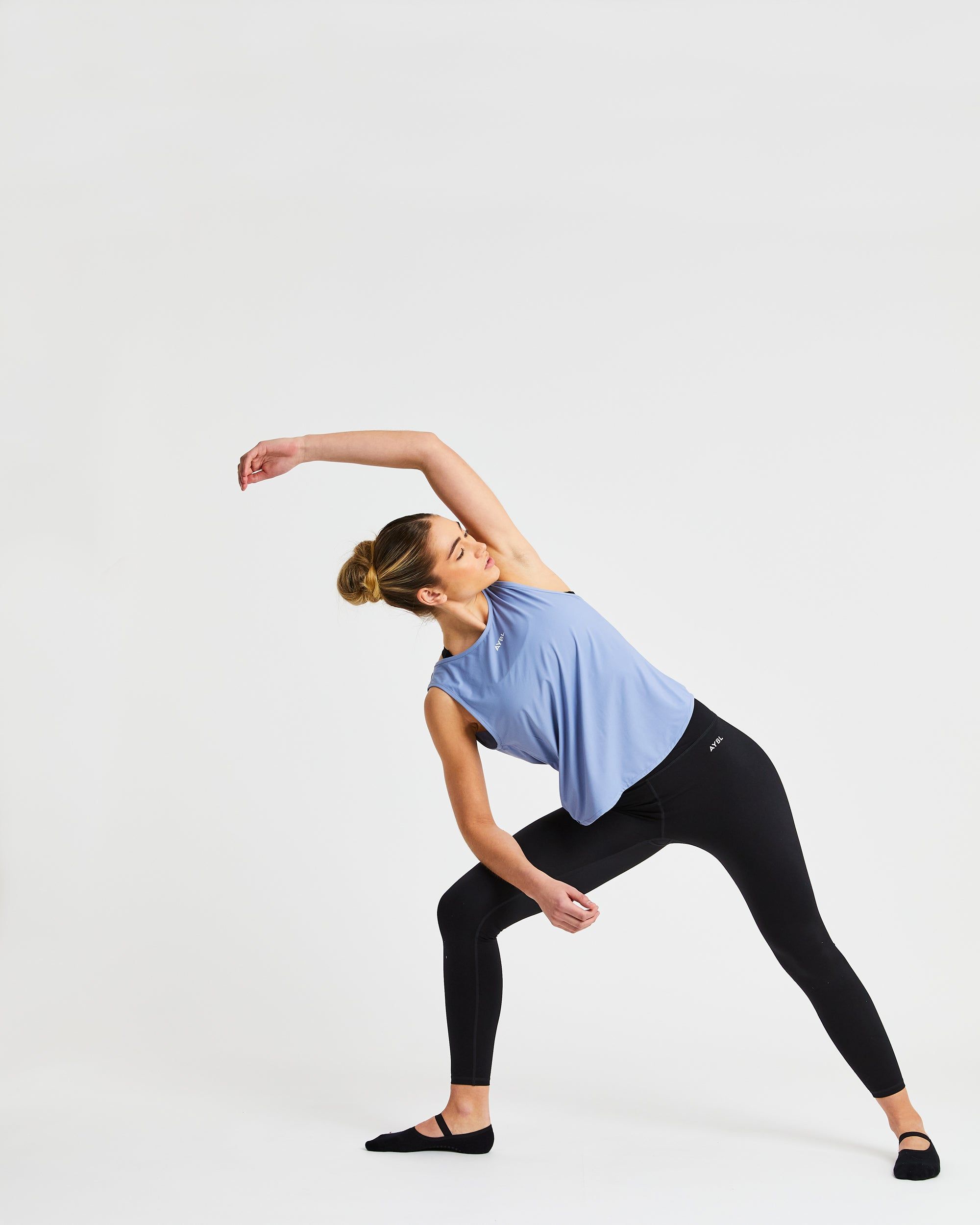 Essence Twist Back Vest - Washed Blue sold by AYBL product image thumbnail 6