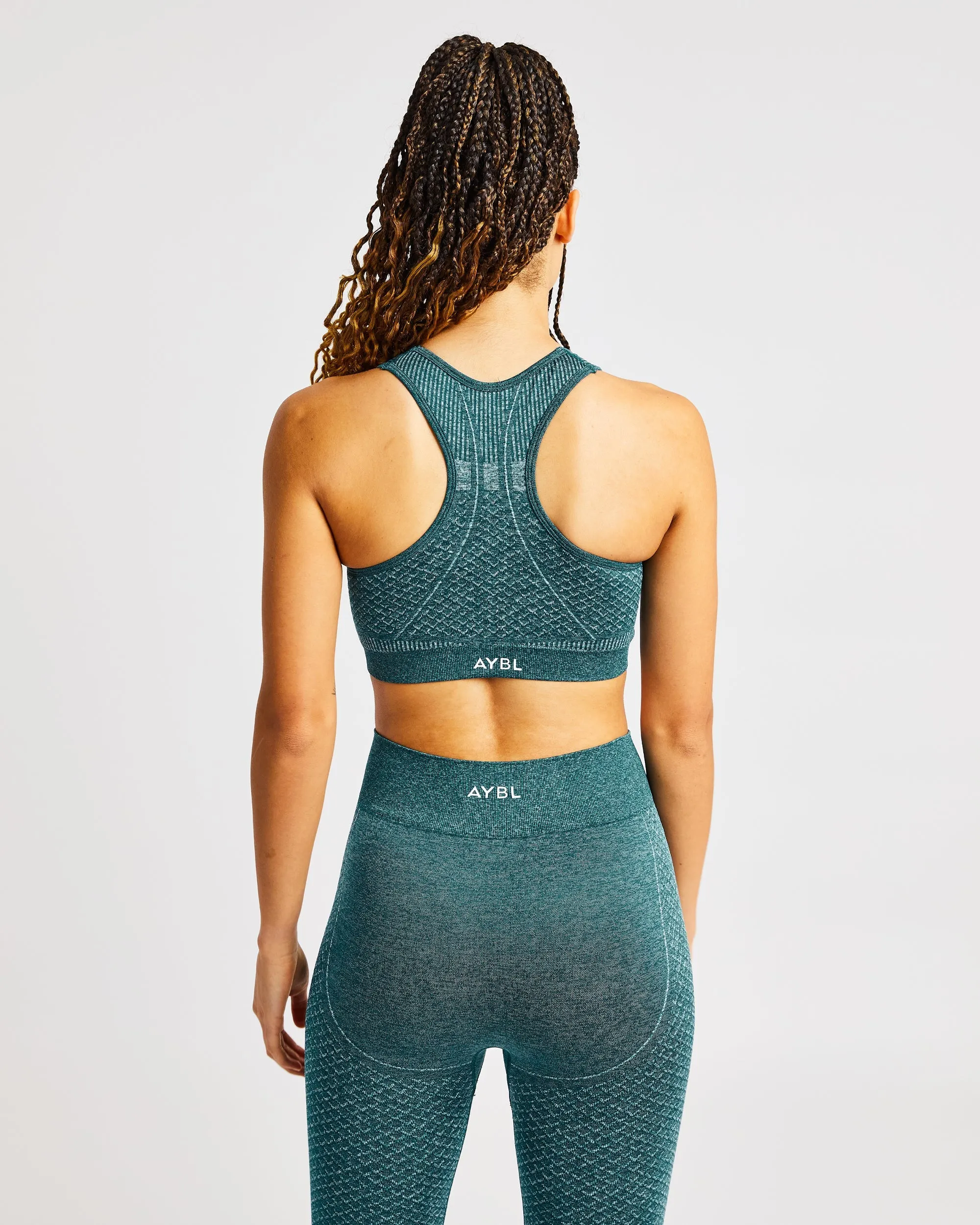 Impact Seamless Sports Bra - Green sold by AYBL product image thumbnail 2