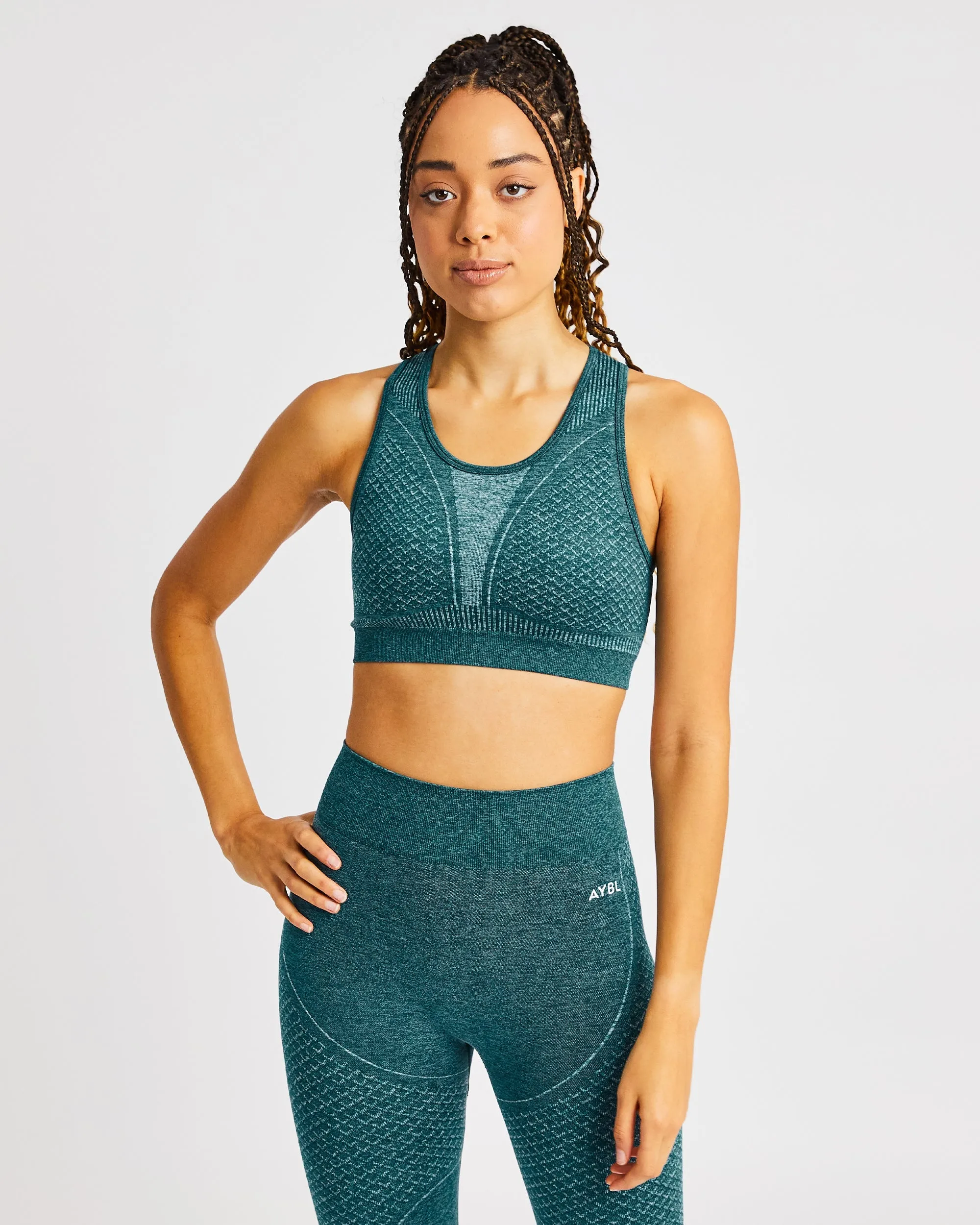 Impact Seamless Sports Bra - Green sold by AYBL