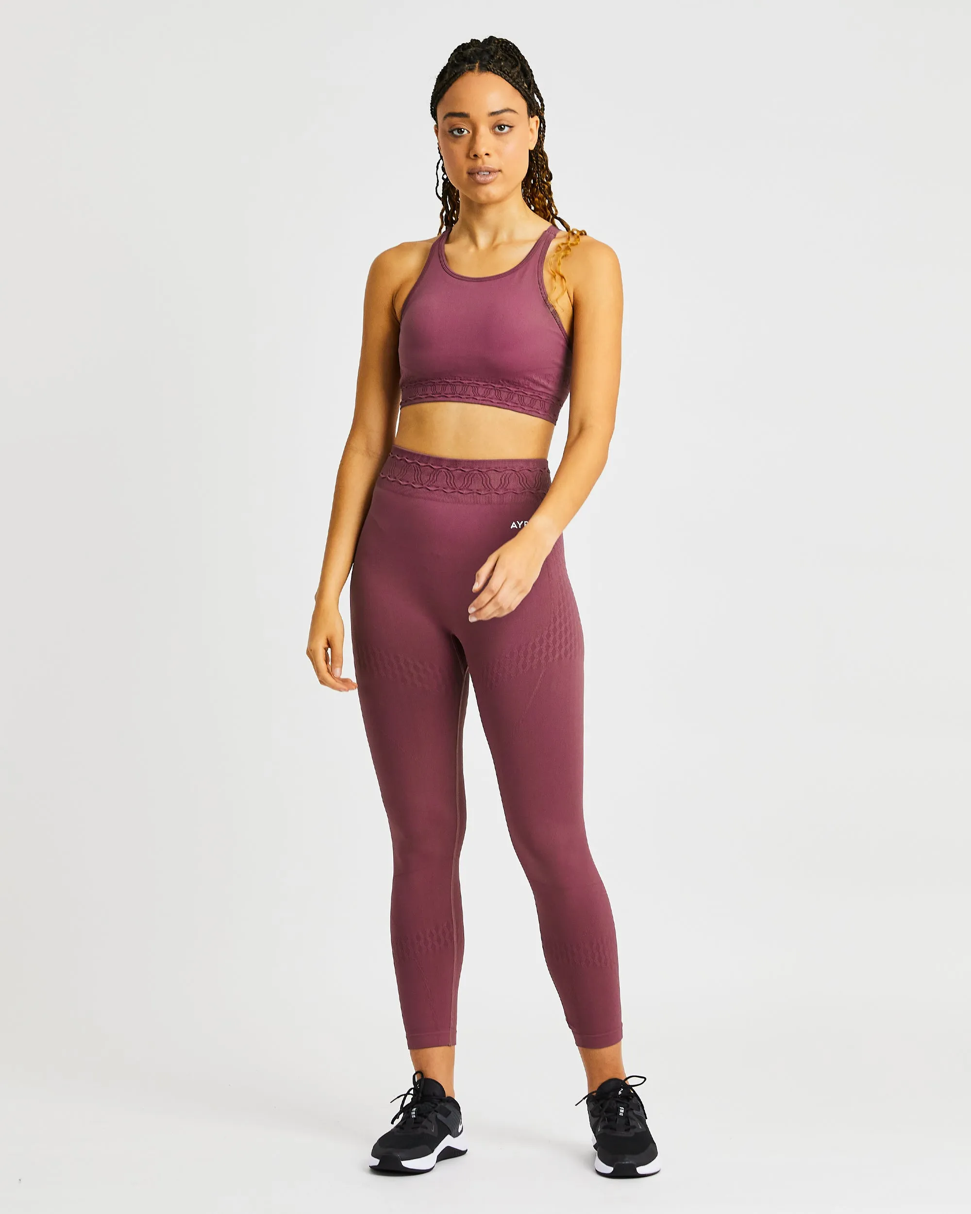 Elevate Seamless Sports Bra - Rose sold by AYBL product image thumbnail 3