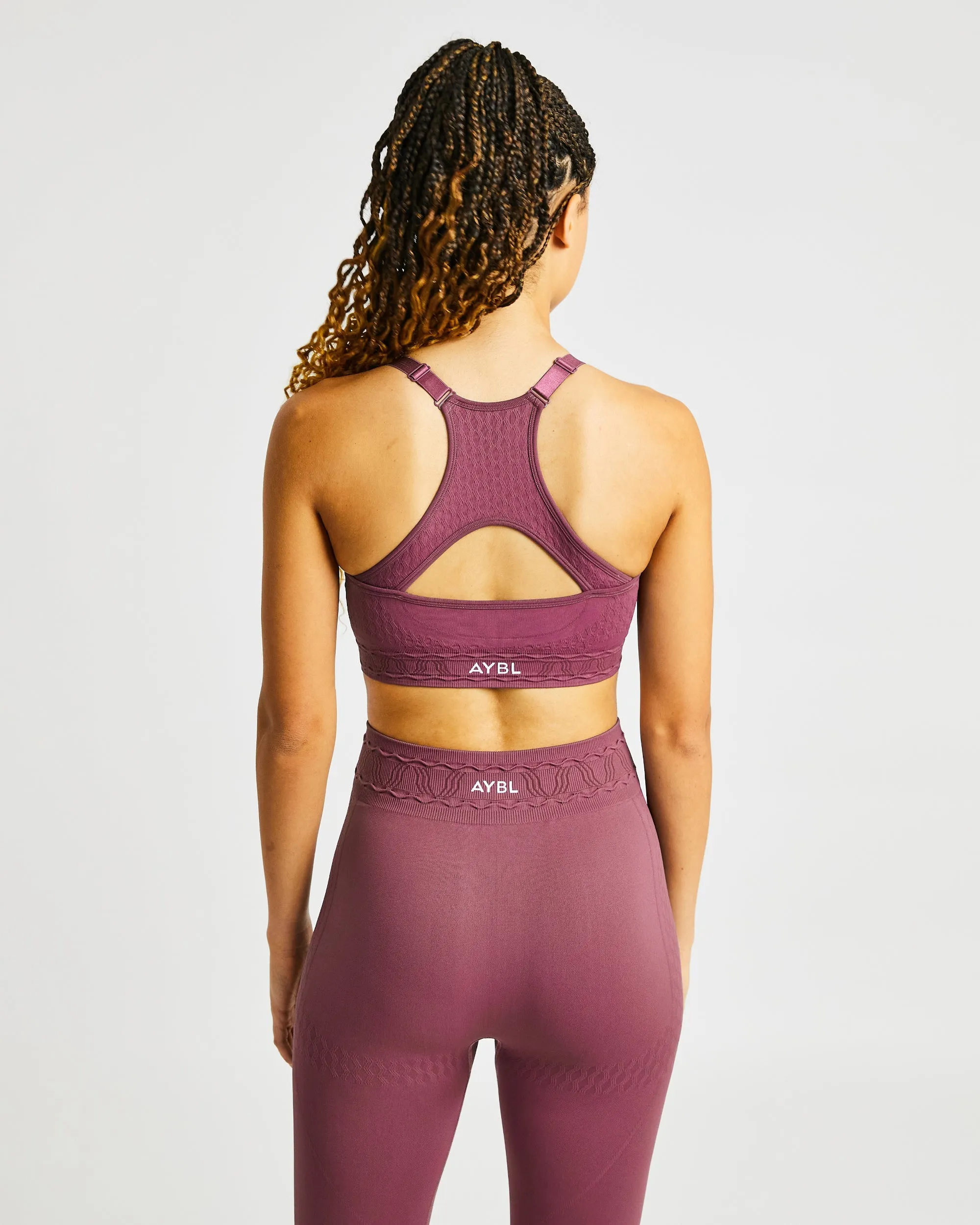 Elevate Seamless Sports Bra - Rose sold by AYBL product image thumbnail 2