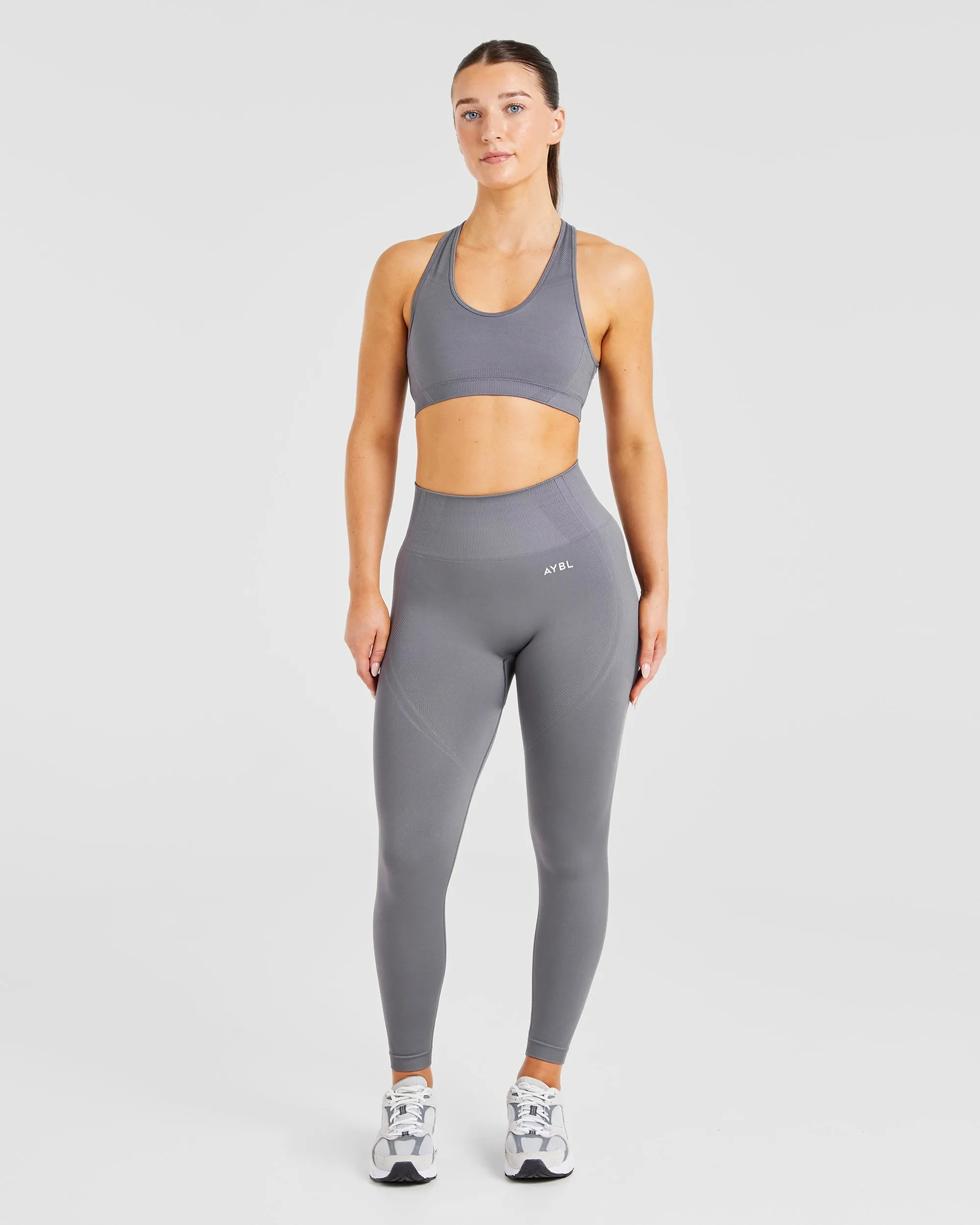 Balance V3 Seamless Sports Bra - Charcoal Grey sold by AYBL product image thumbnail 3