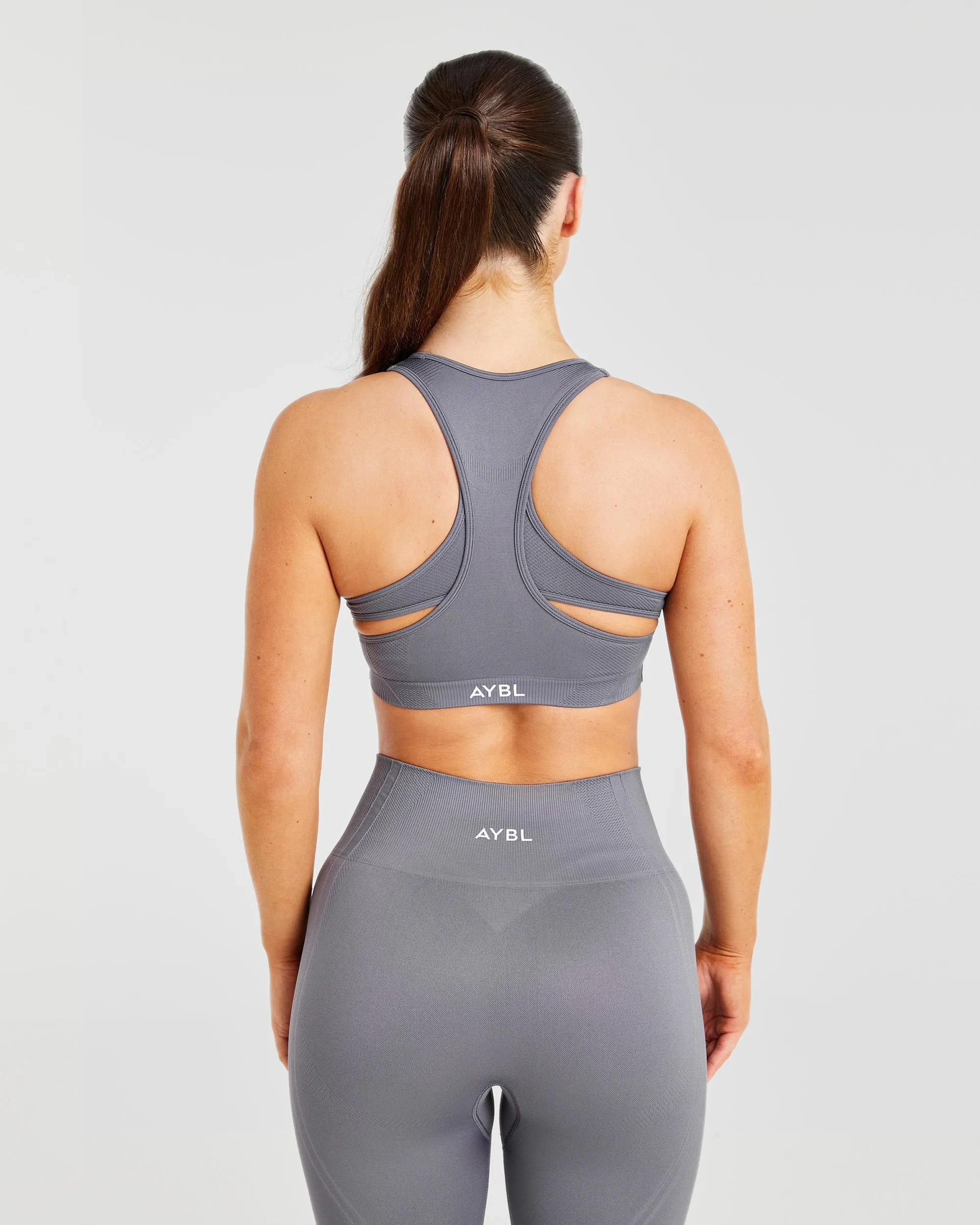 Balance V3 Seamless Sports Bra - Charcoal Grey sold by AYBL product image thumbnail 2