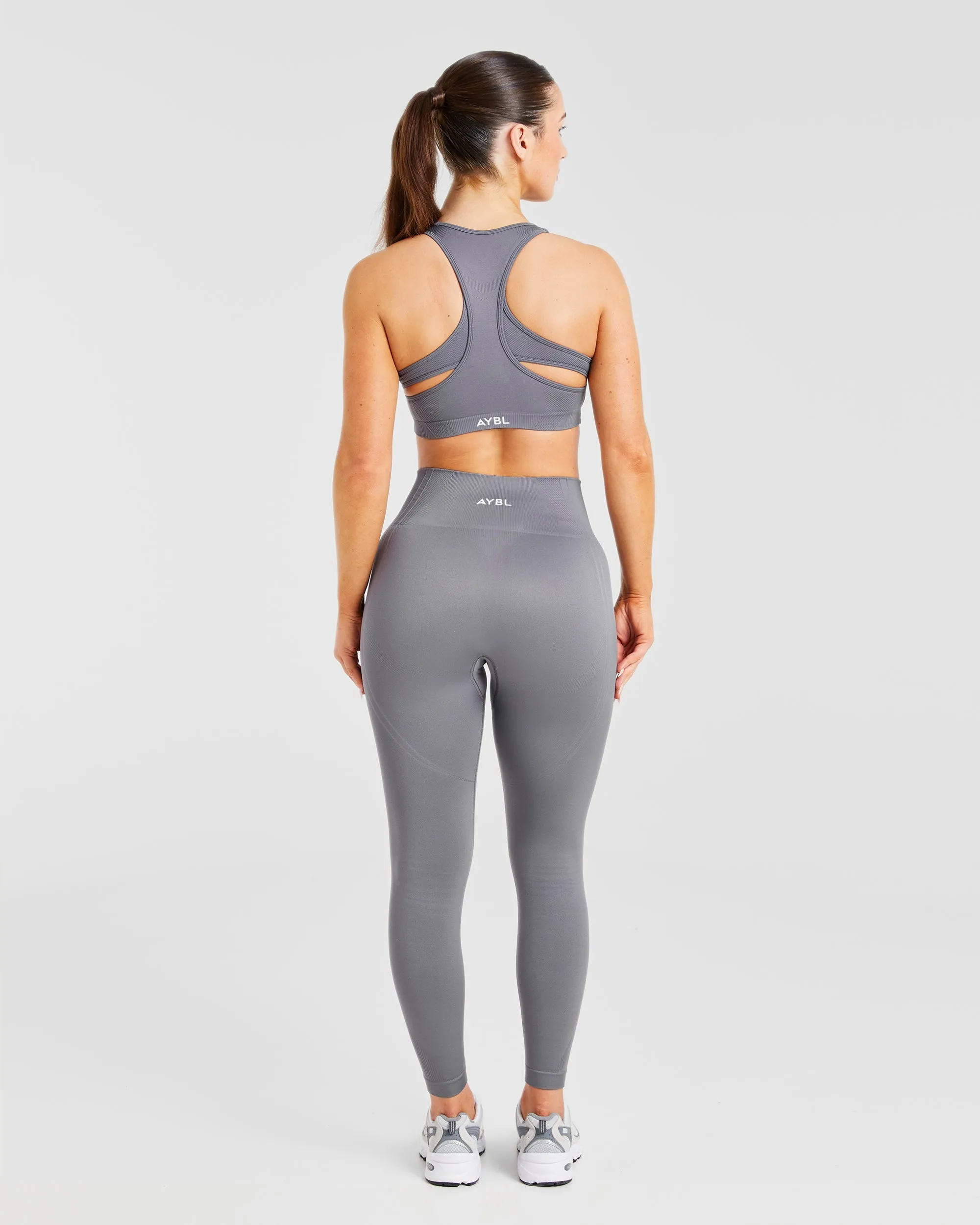 Balance V3 Seamless Sports Bra - Charcoal Grey sold by AYBL product image thumbnail 4