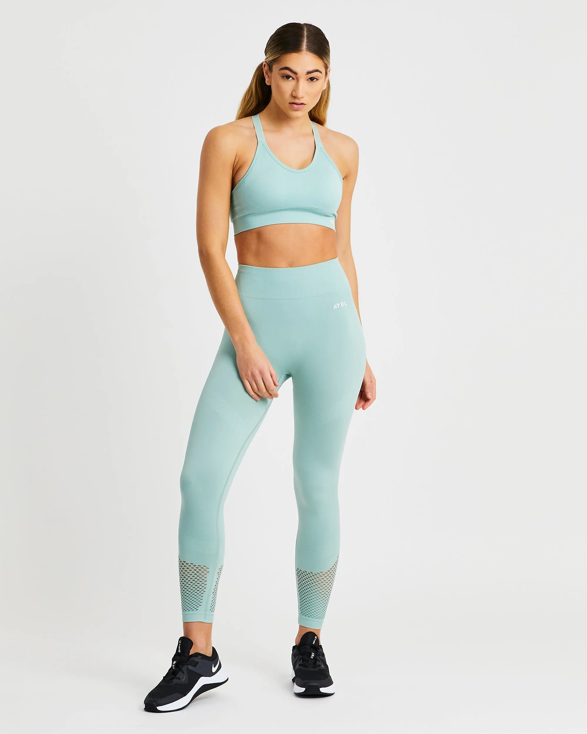 Reform Seamless Sports Bra - Sage Green sold by AYBL product image thumbnail 3