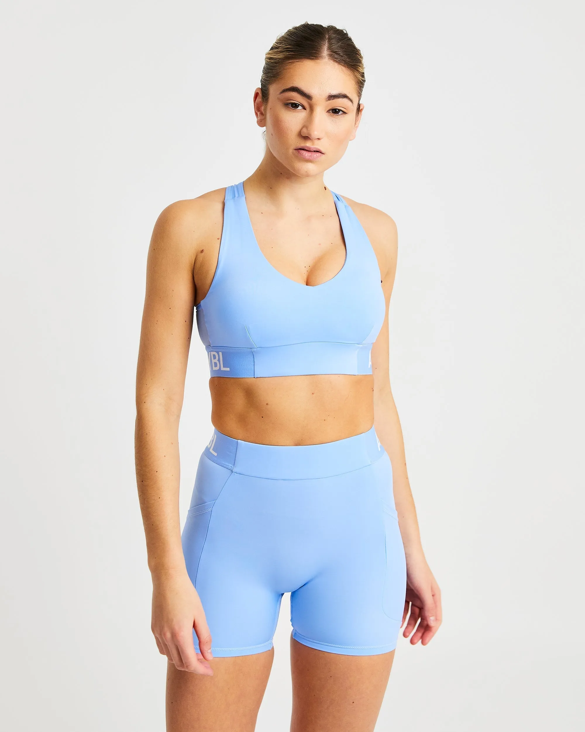 Training Sports Bra - Blue sold by AYBL