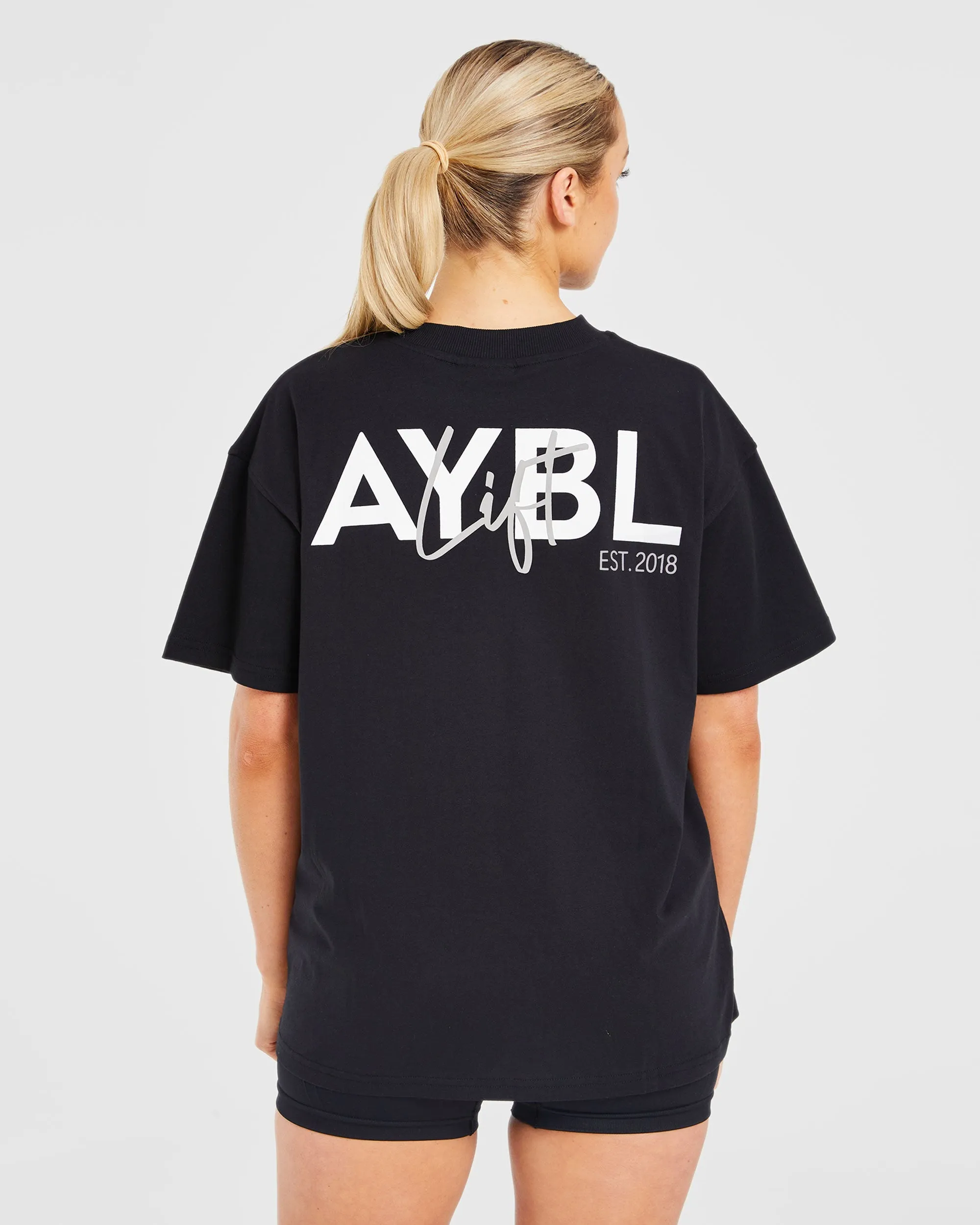 Lift Graphic Oversized T Shirt - Black sold by AYBL