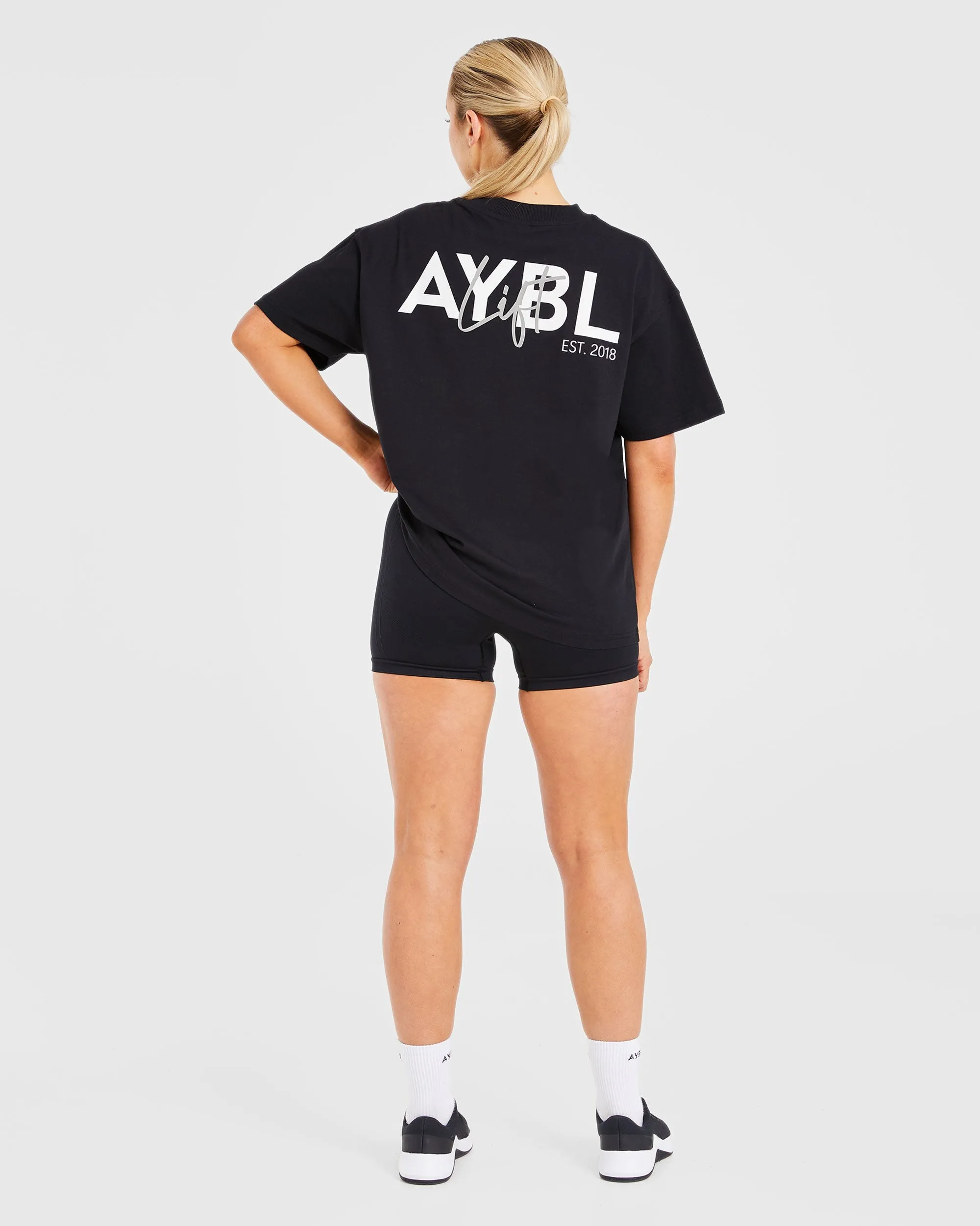 Lift Graphic Oversized T Shirt - Black sold by AYBL product image thumbnail 3