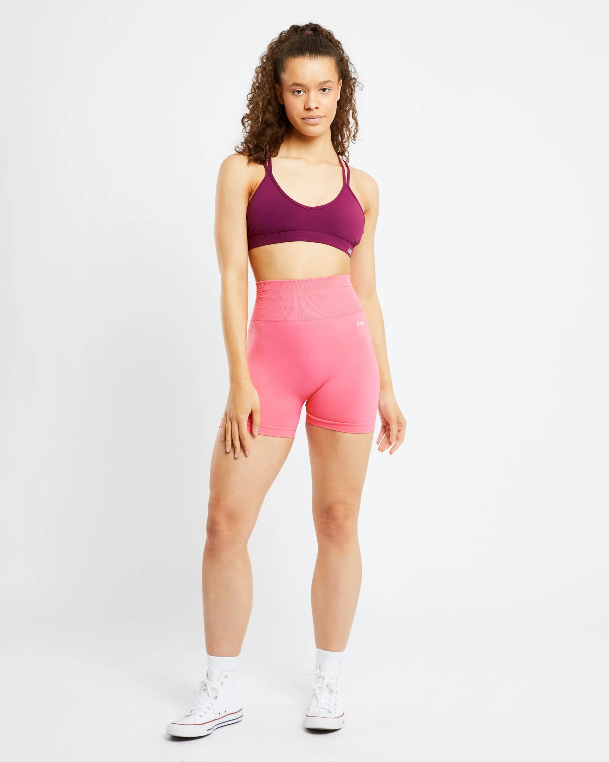 Essential Strappy Sports Bra - Purple Wine sold by AYBL product image thumbnail 3