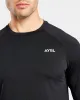 Essential Long Sleeve T Shirt - Black sold by AYBL