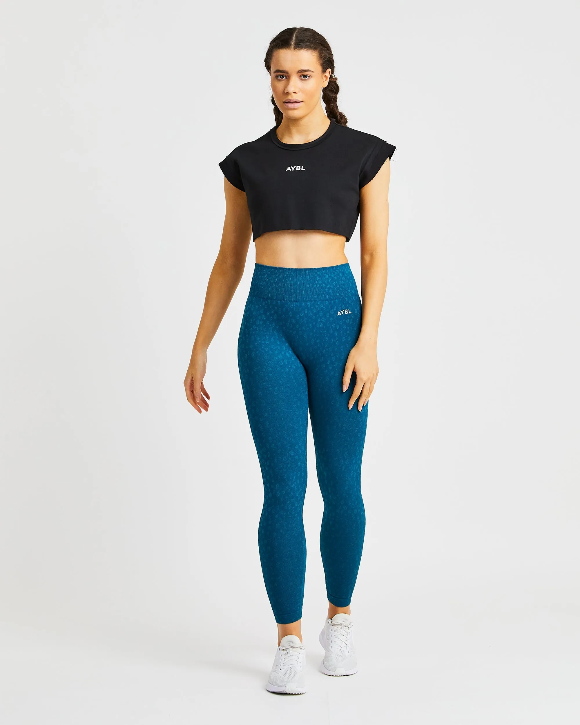 Training Crop Top - Black sold by AYBL product image thumbnail 3