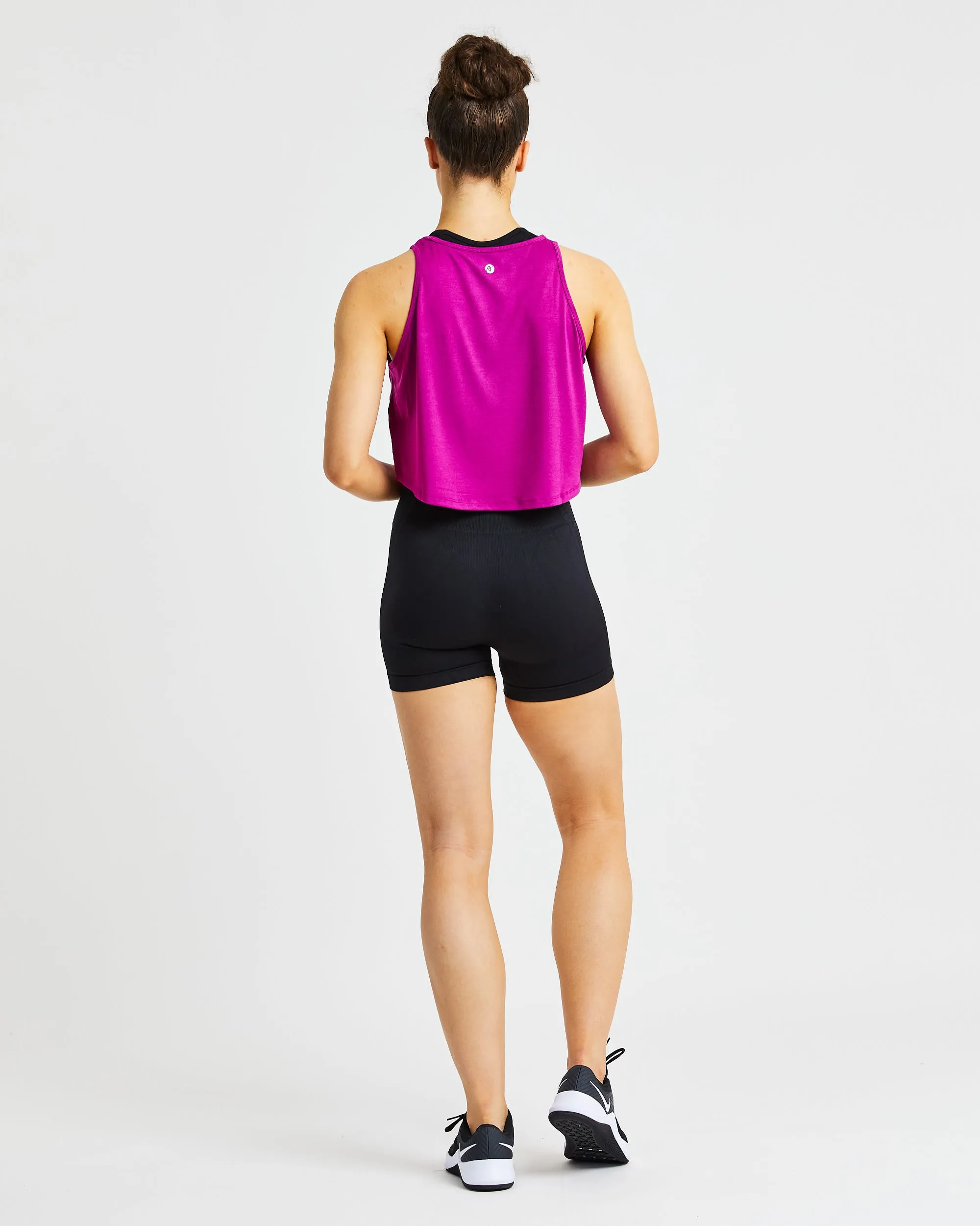 Strive Crop Vest - Magenta sold by AYBL product image thumbnail 4