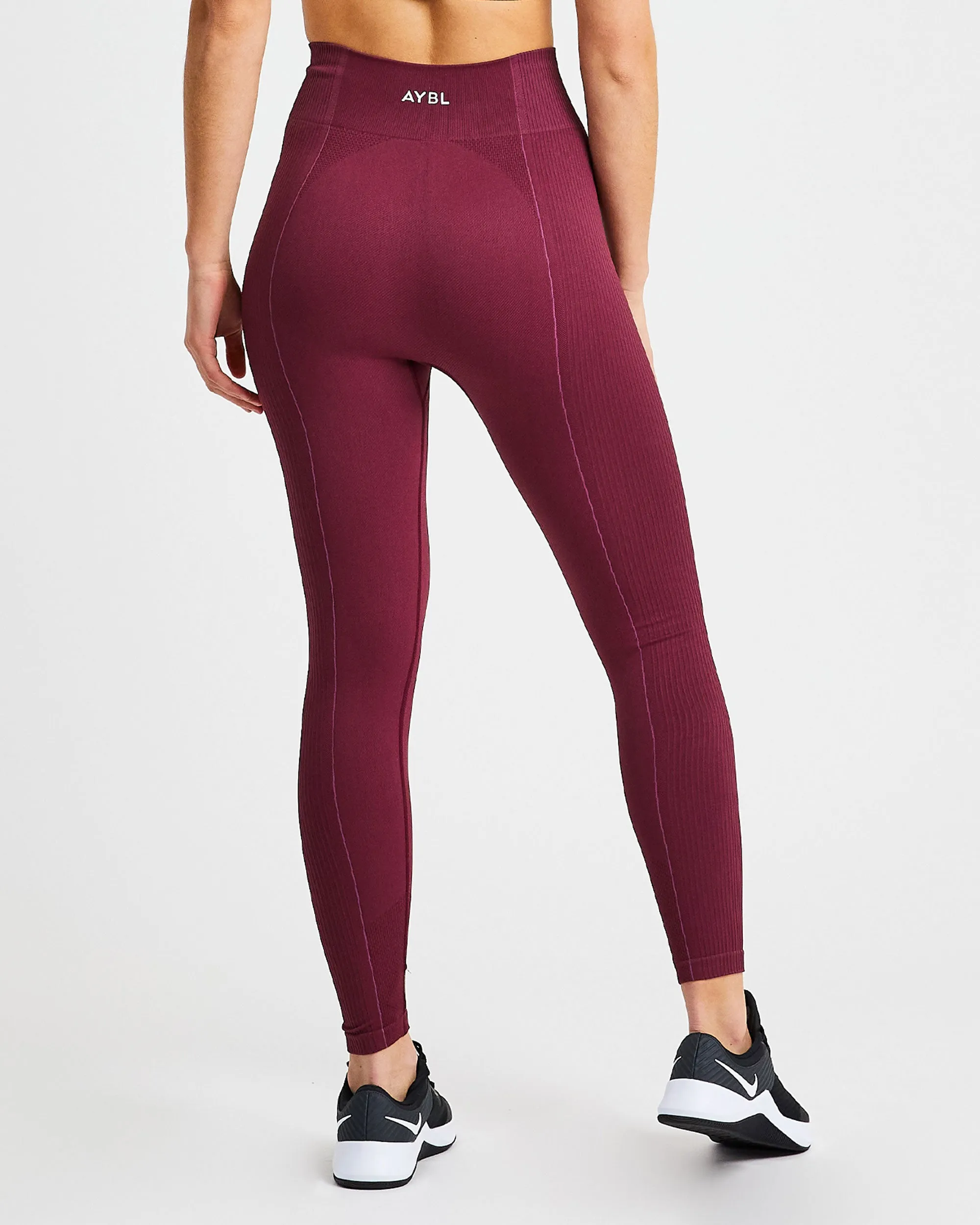 Reflex Seamless Leggings - Plum sold by AYBL product image thumbnail 2