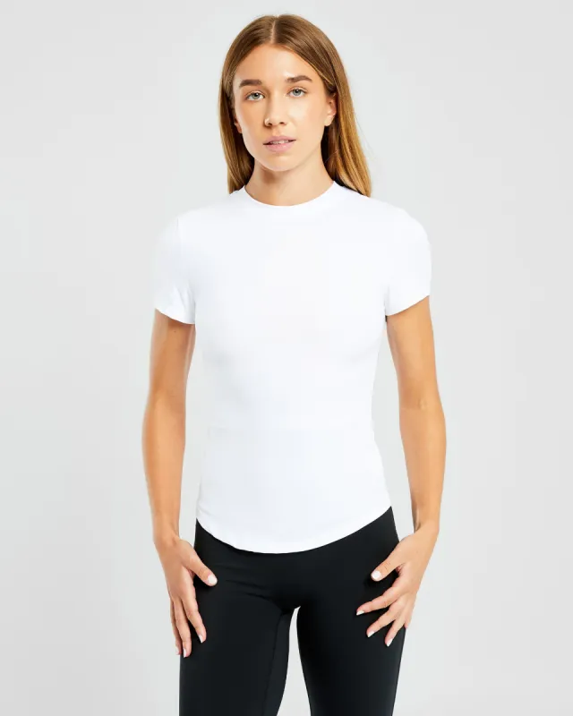 Sculpt T Shirt - White sold by AYBL