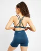 Essential Strappy Sports Bra - Marine Blue sold by AYBL