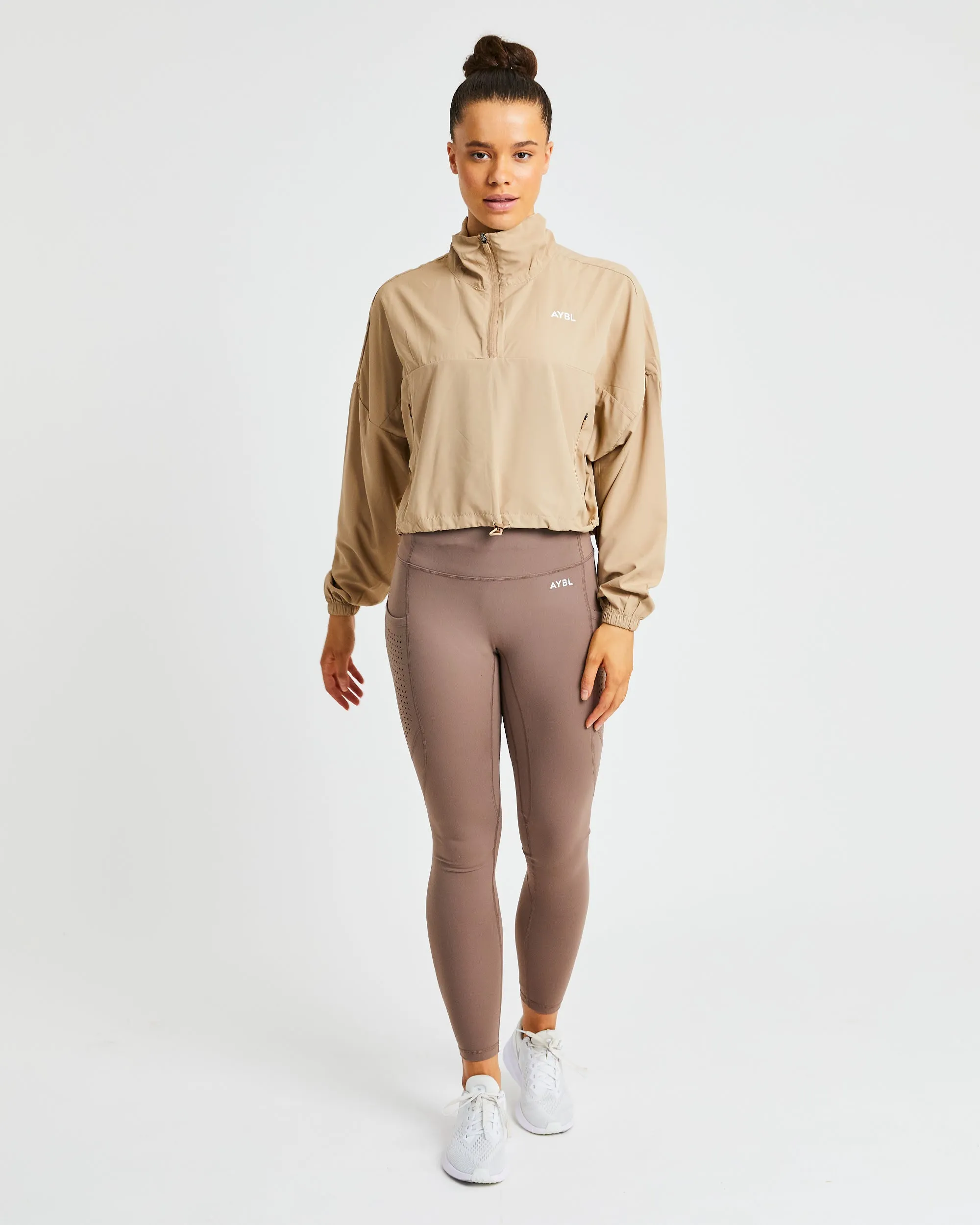 Everyday 1/2 Zip Pullover - Nude sold by AYBL product image thumbnail 3