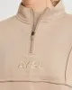 Luxe 1/2 Zip Pullover - Mocha sold by AYBL