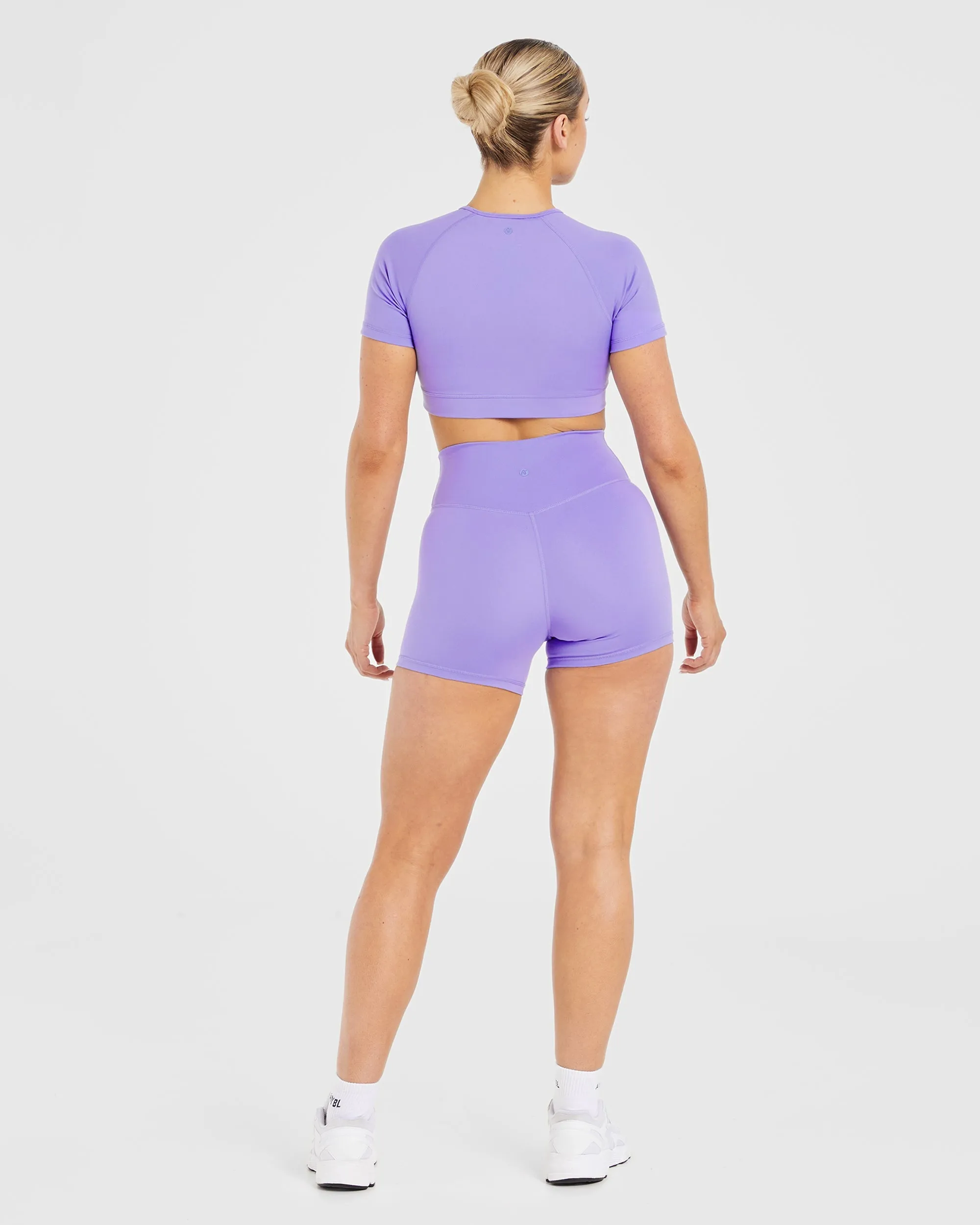 Staple Crop Top - Vibrant Violet sold by AYBL product image thumbnail 4