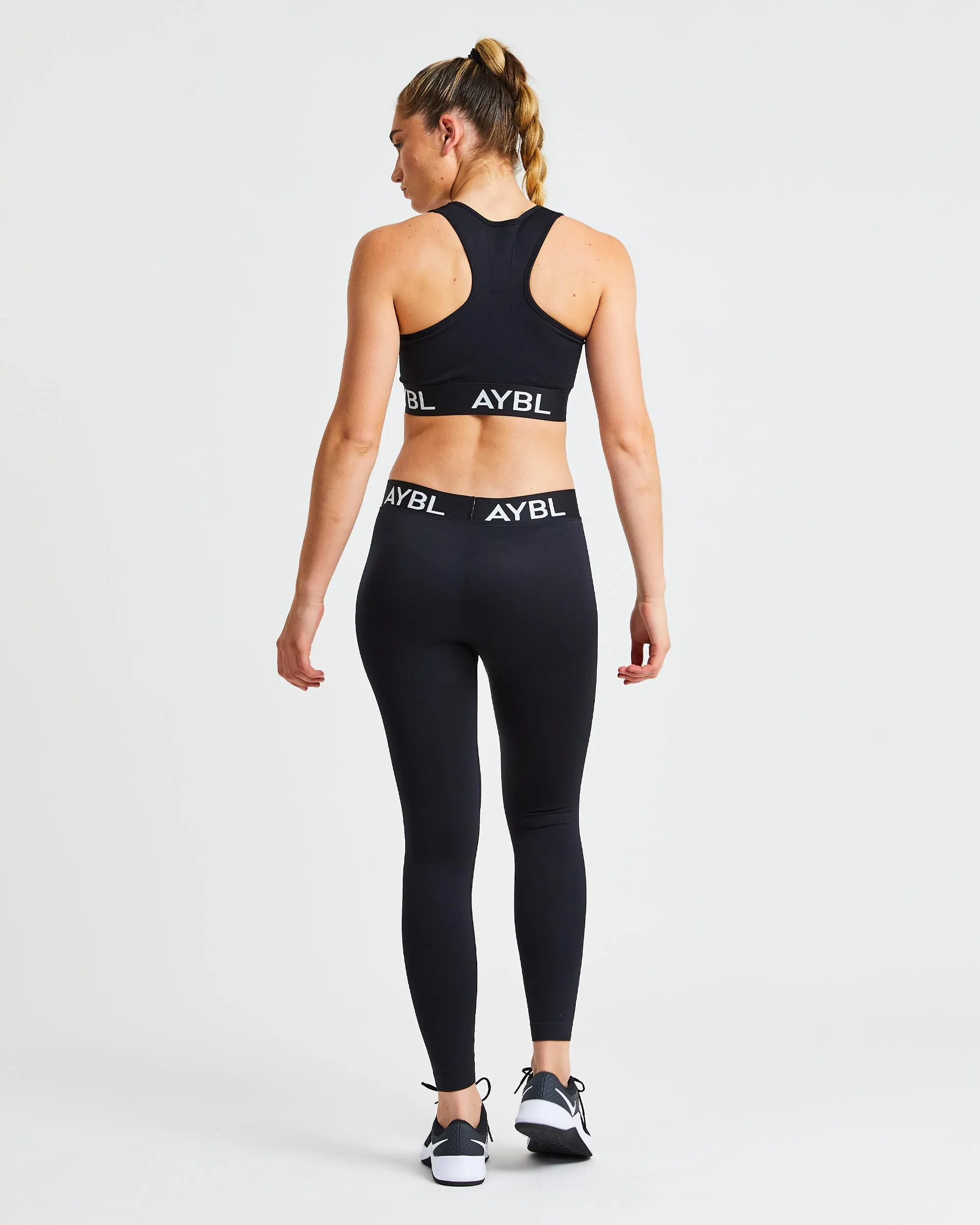 Staple Seamless Low Rise Leggings - Black sold by AYBL product image thumbnail 4