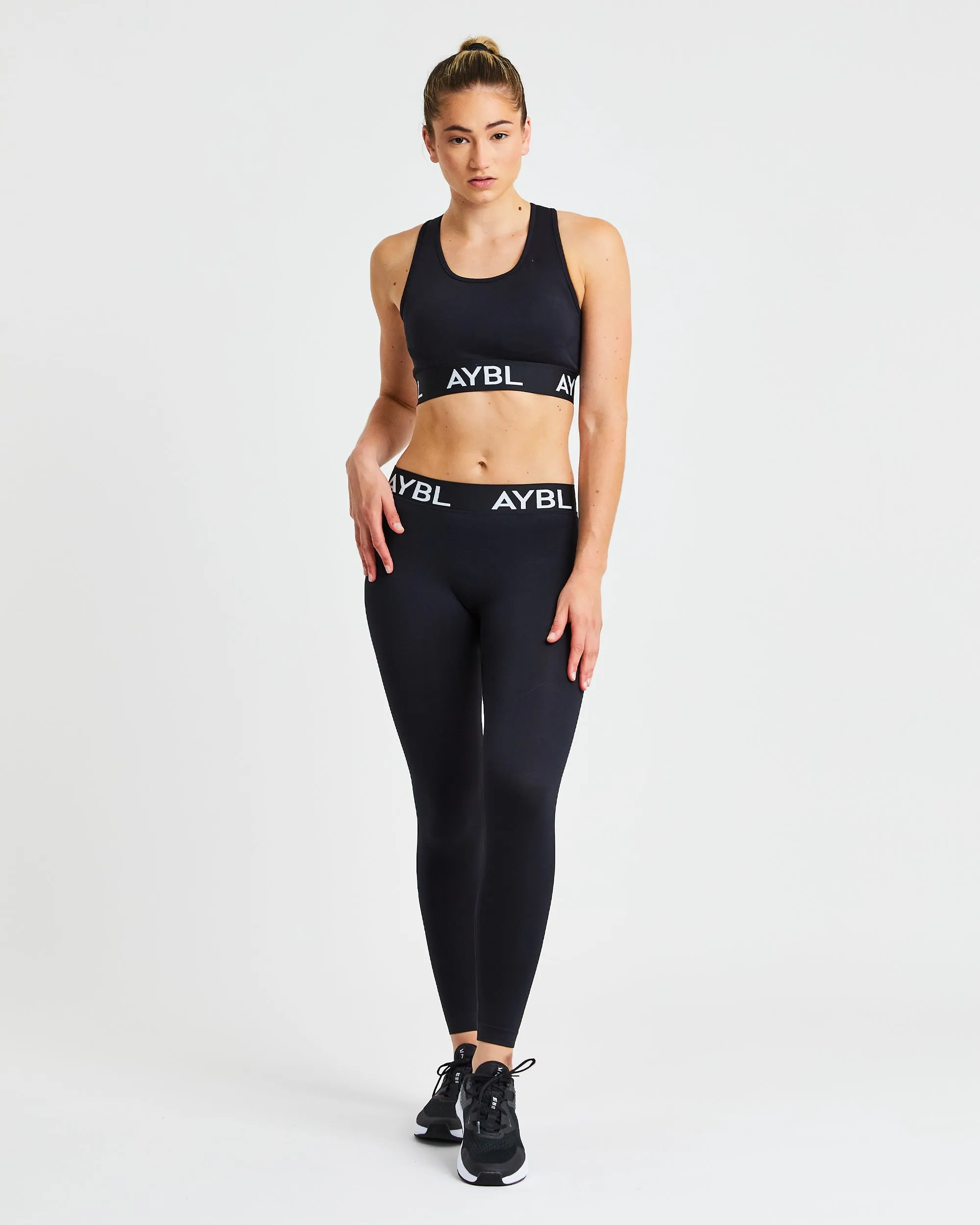 Staple Seamless Low Rise Leggings - Black sold by AYBL product image thumbnail 3