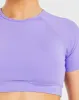 Staple Crop Top - Vibrant Violet sold by AYBL