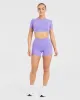 Staple Crop Top - Vibrant Violet sold by AYBL