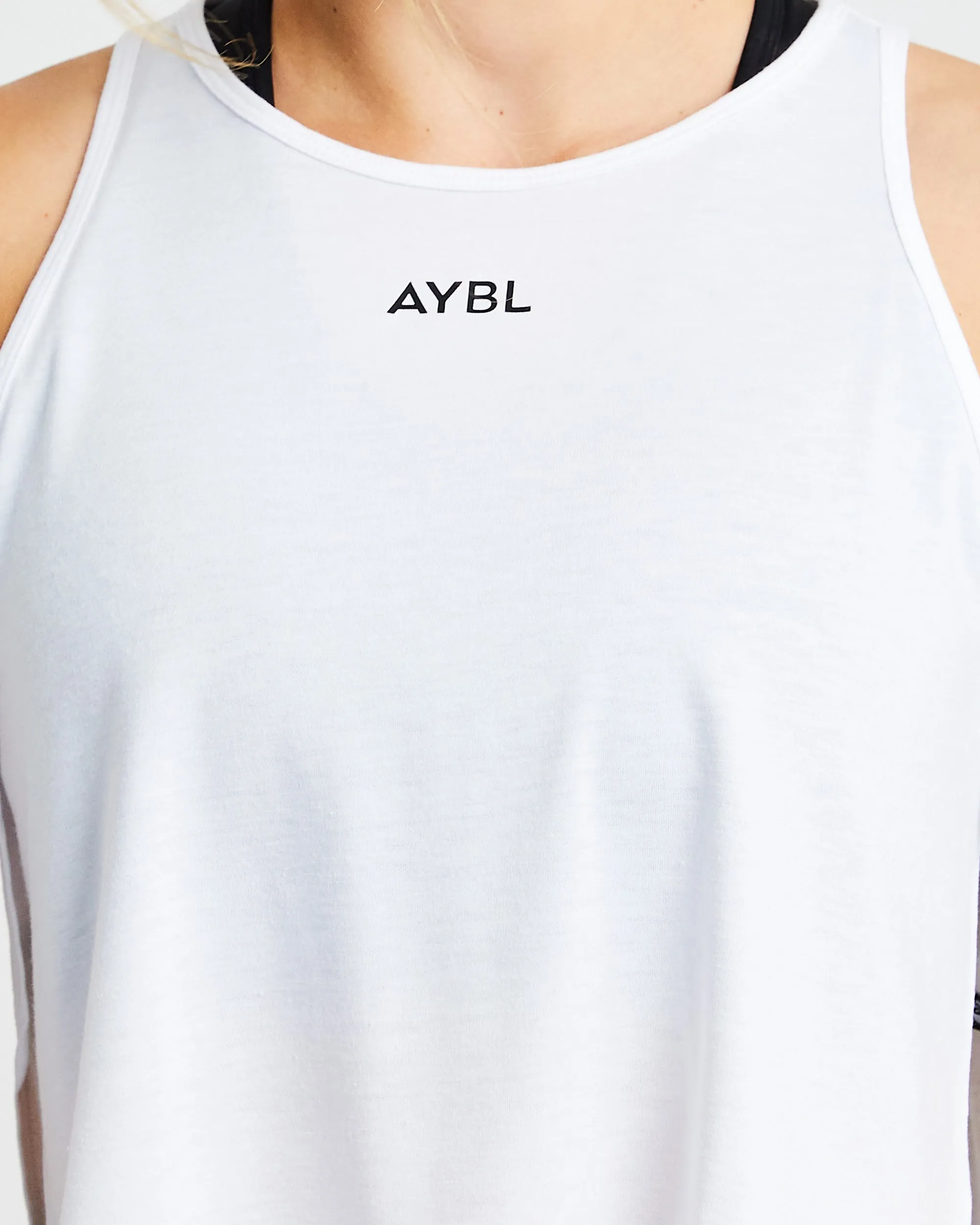 Strive Crop Vest - White sold by AYBL product image thumbnail 5