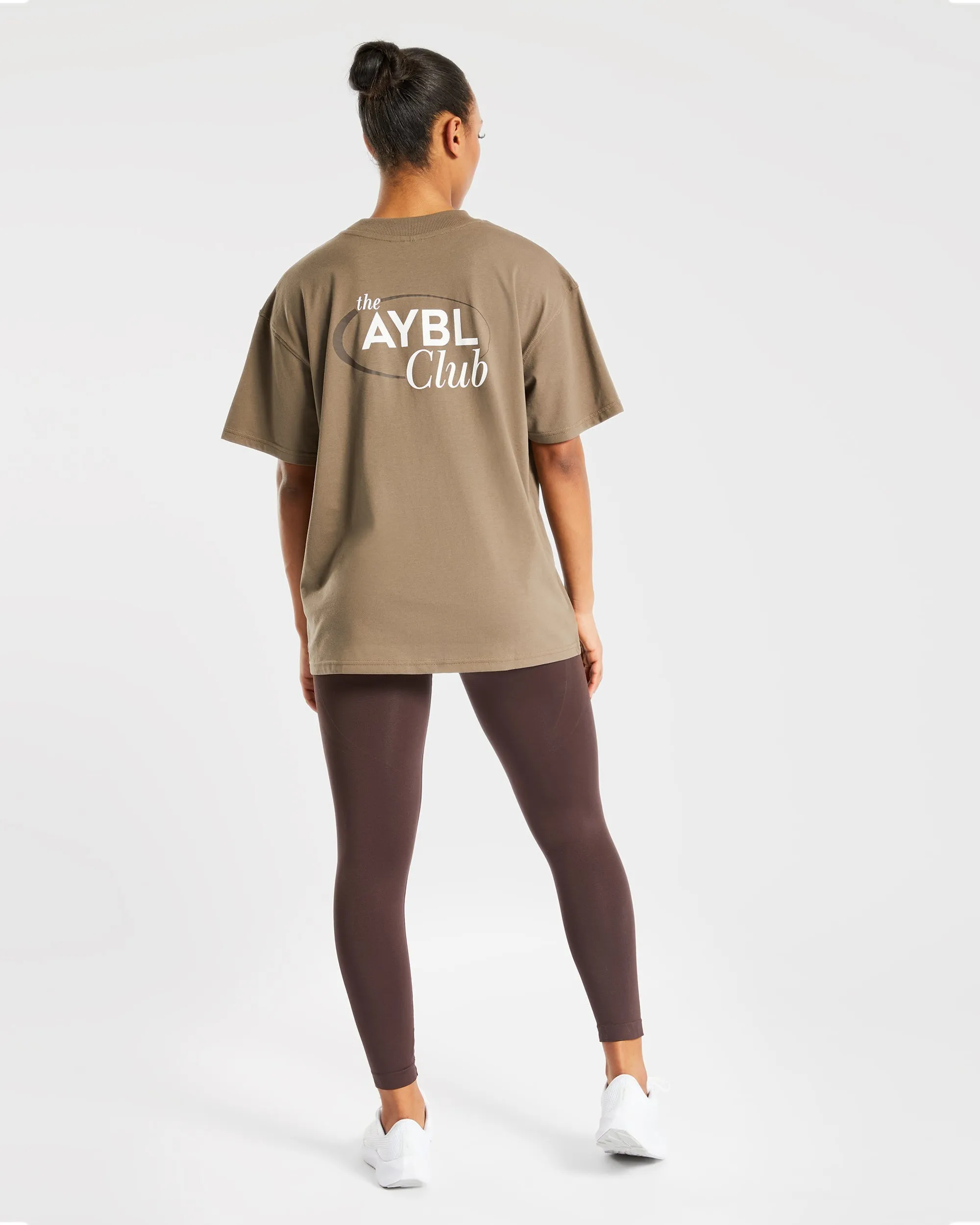 AYBL Club Oversized T Shirt - Brown sold by AYBL product image thumbnail 4