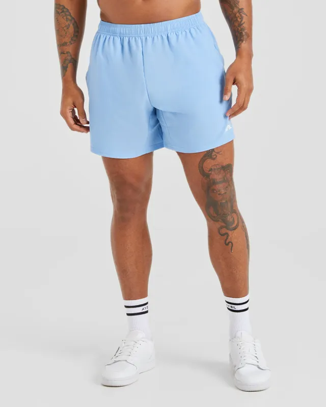 Core 5" Shorts - Air Blue sold by AYBL