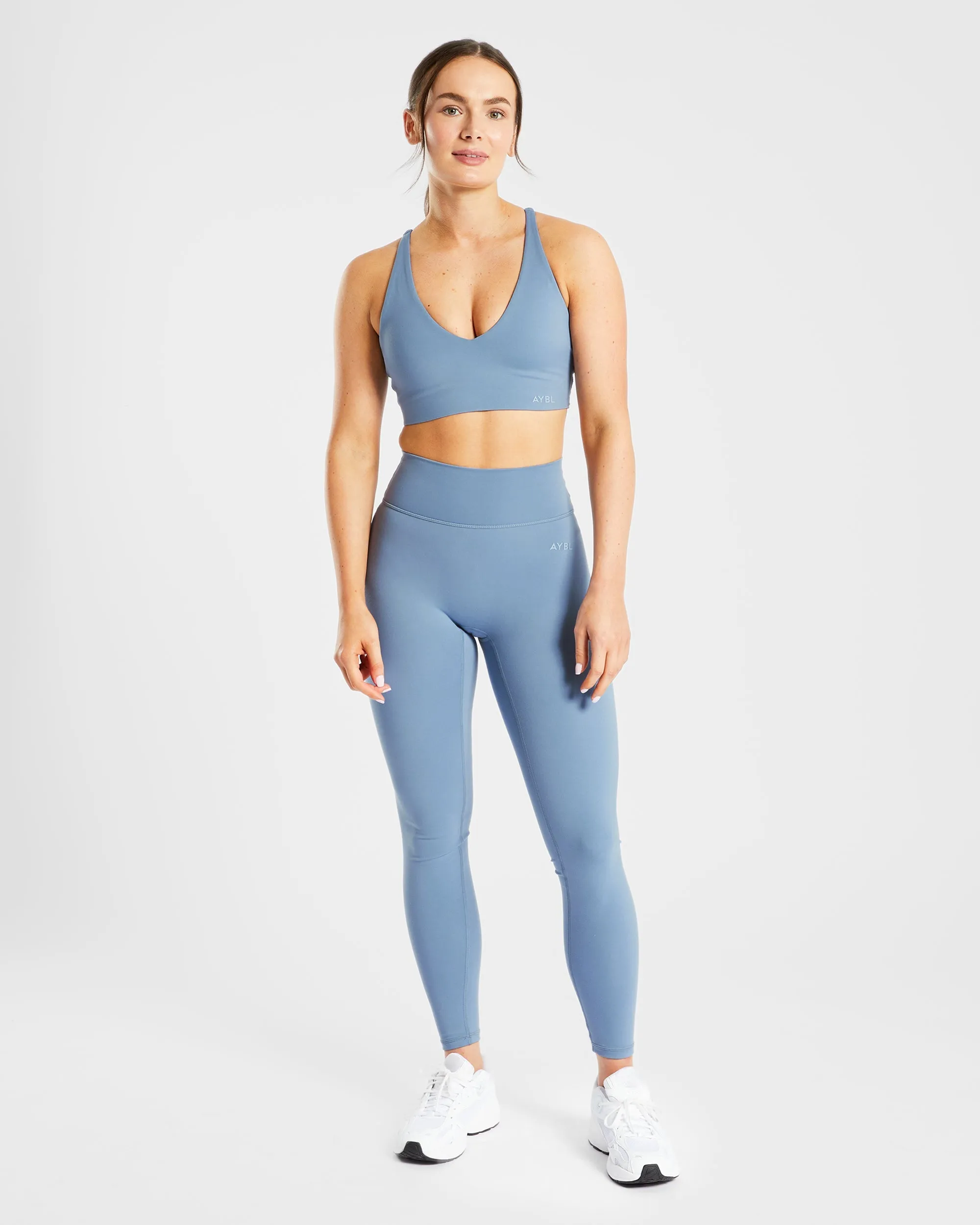 Staple Sports Bra - Slate Blue sold by AYBL product image thumbnail 3