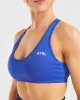 Essential Seamless Racer Back Sports Bra - Cobalt Blue sold by AYBL