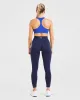 Essential Seamless Racer Back Sports Bra - Cobalt Blue sold by AYBL
