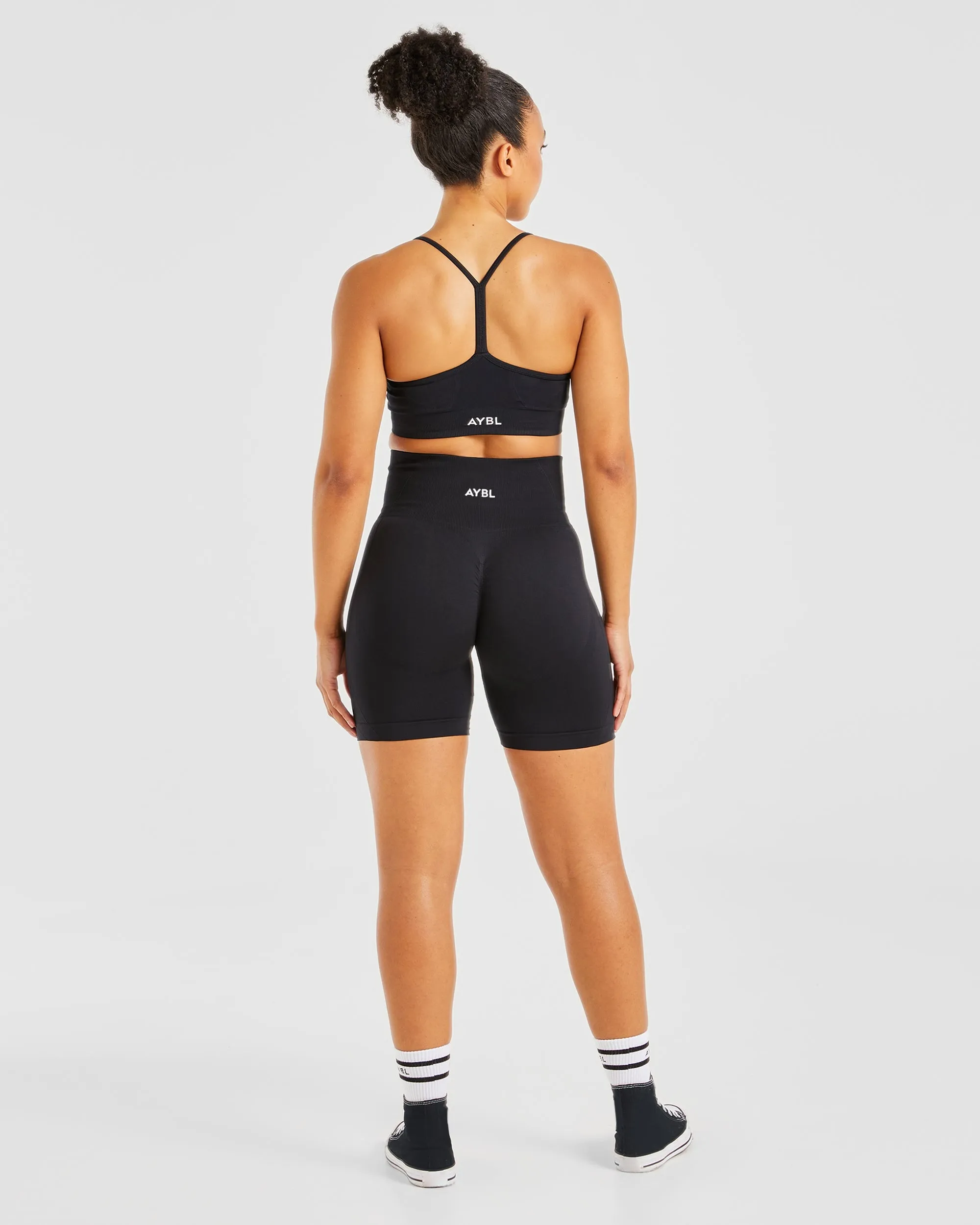 Empower Seamless Sports Bra - Black sold by AYBL product image thumbnail 4