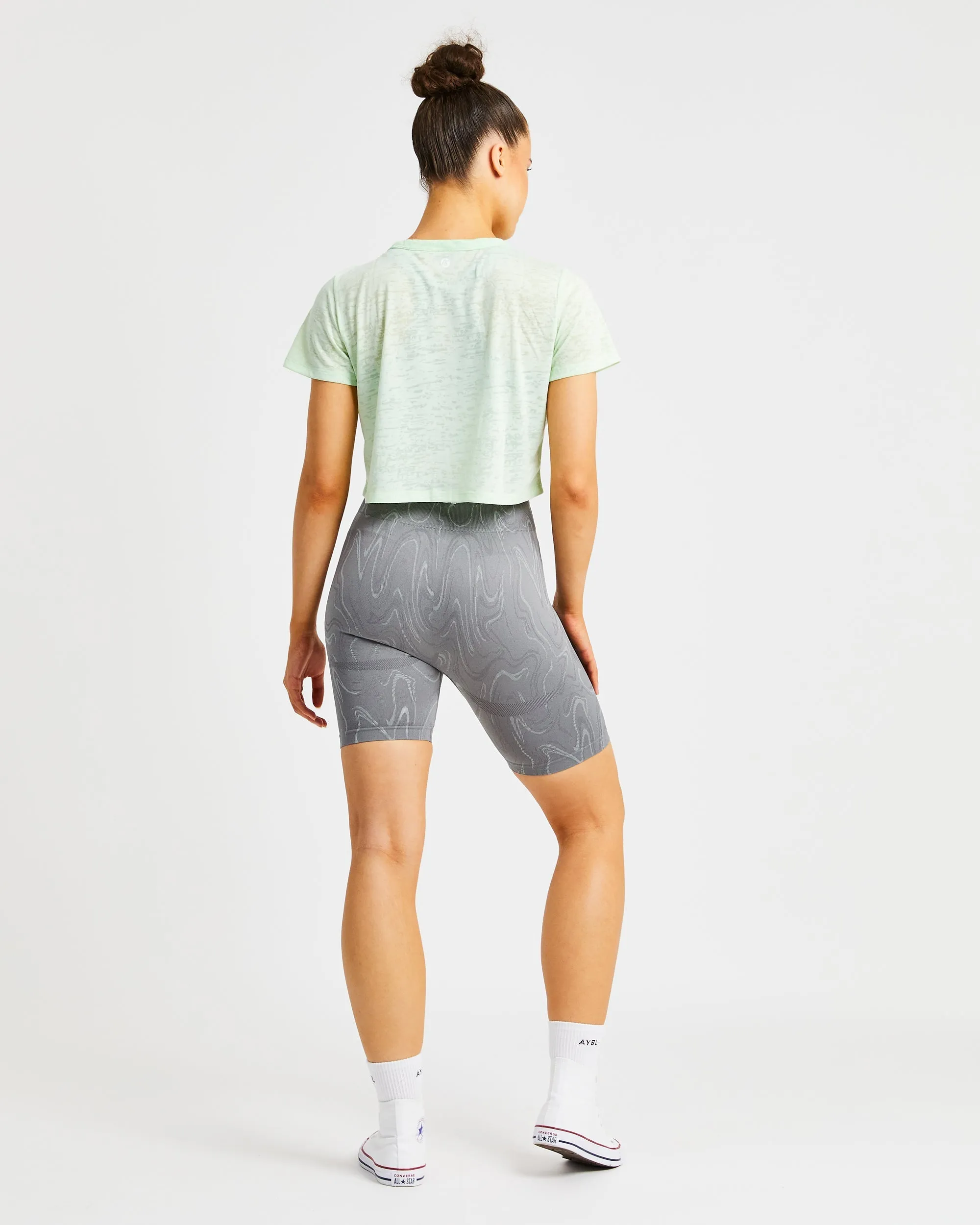 Velocity Crop T Shirt - Mint sold by AYBL product image thumbnail 4