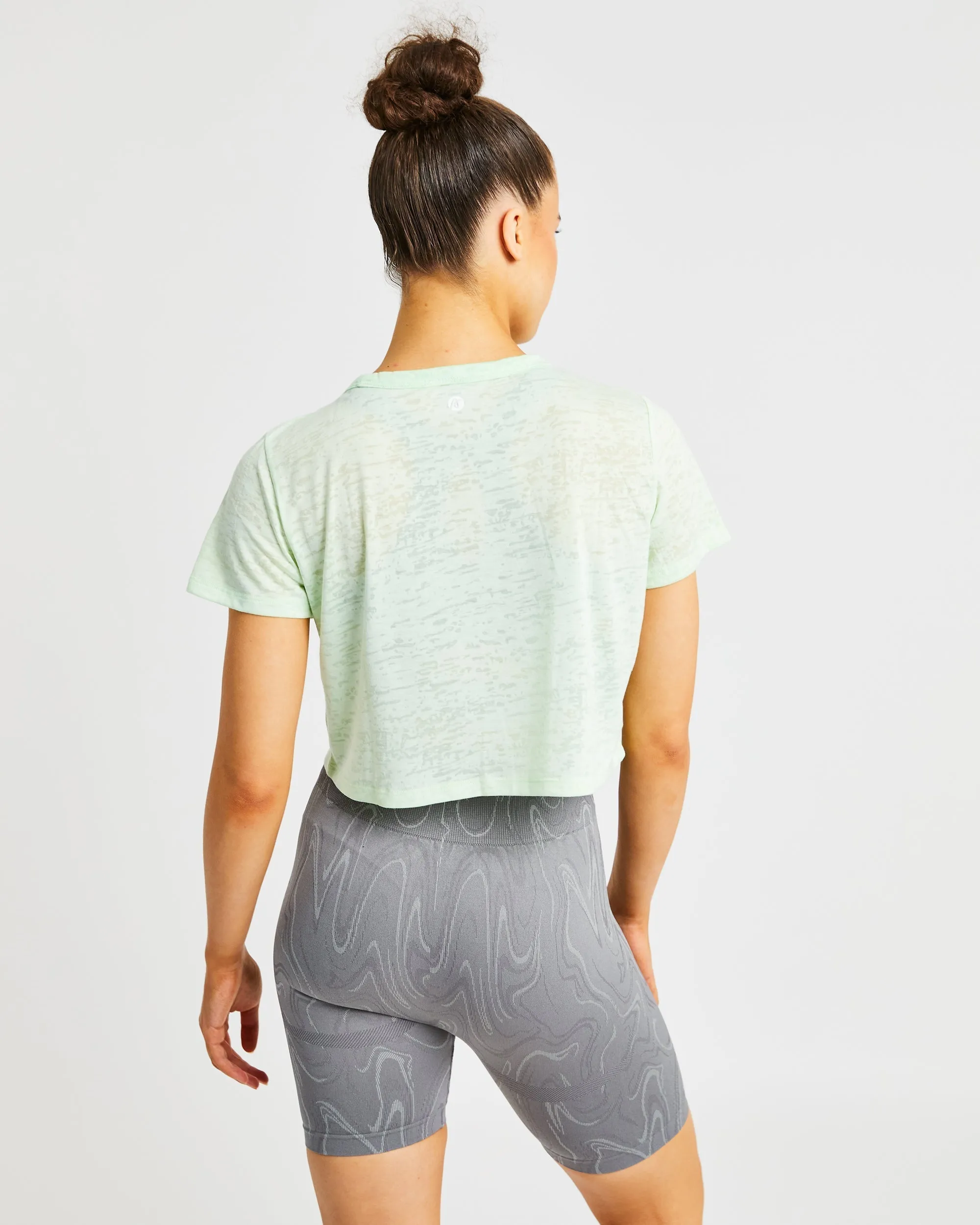 Velocity Crop T Shirt - Mint sold by AYBL product image thumbnail 2
