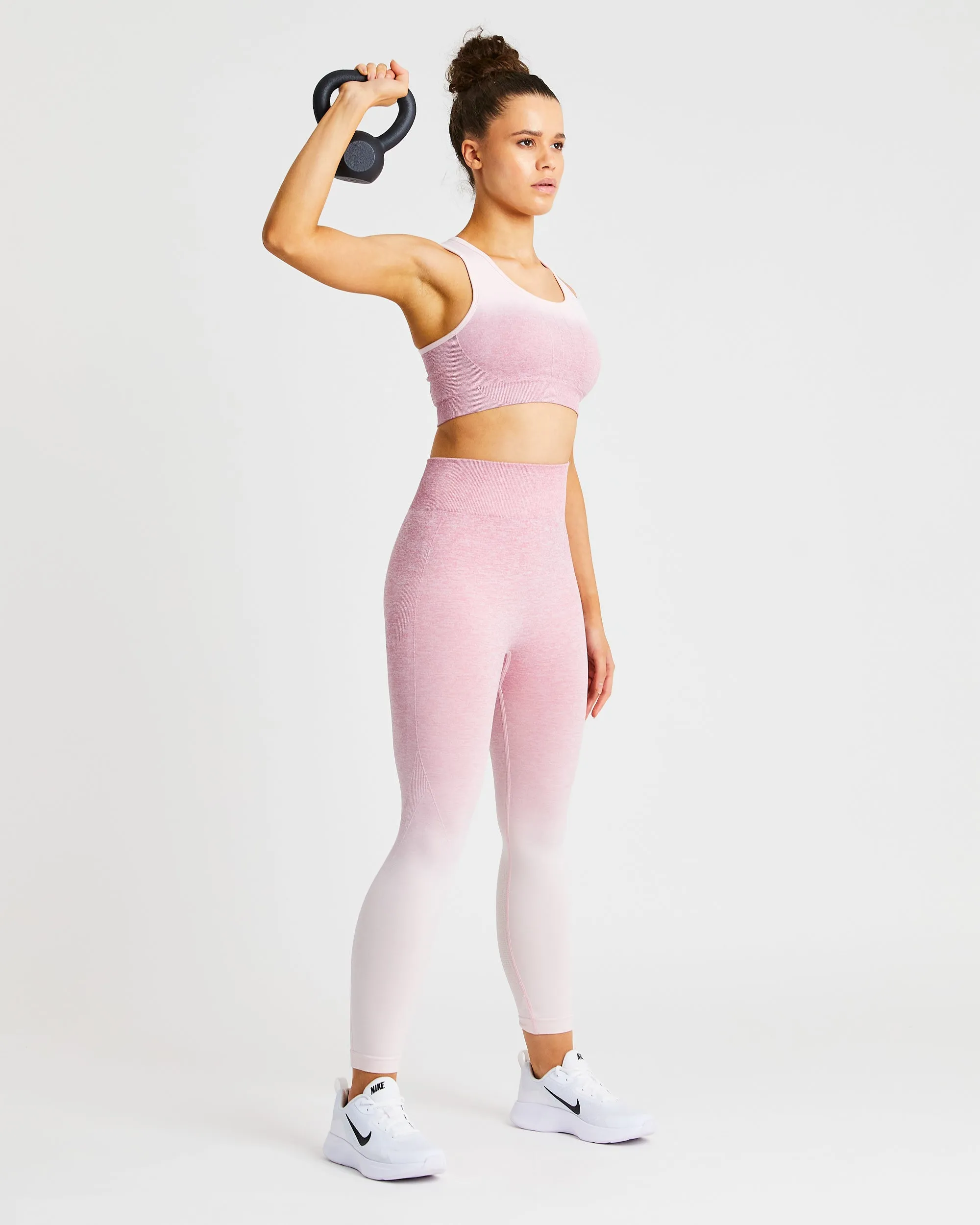 Pulse Ombré Seamless Sports Bra - Pink sold by AYBL product image thumbnail 5