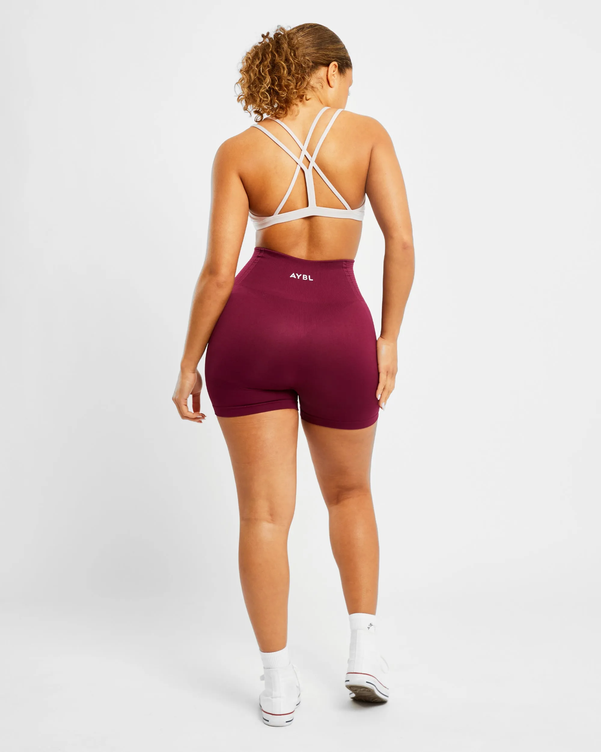 Essential Strappy Sports Bra - Dusty Pink sold by AYBL product image thumbnail 4