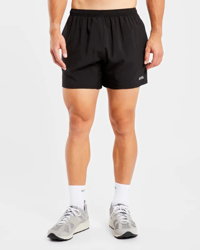 Core 5" Shorts - Black sold by AYBL