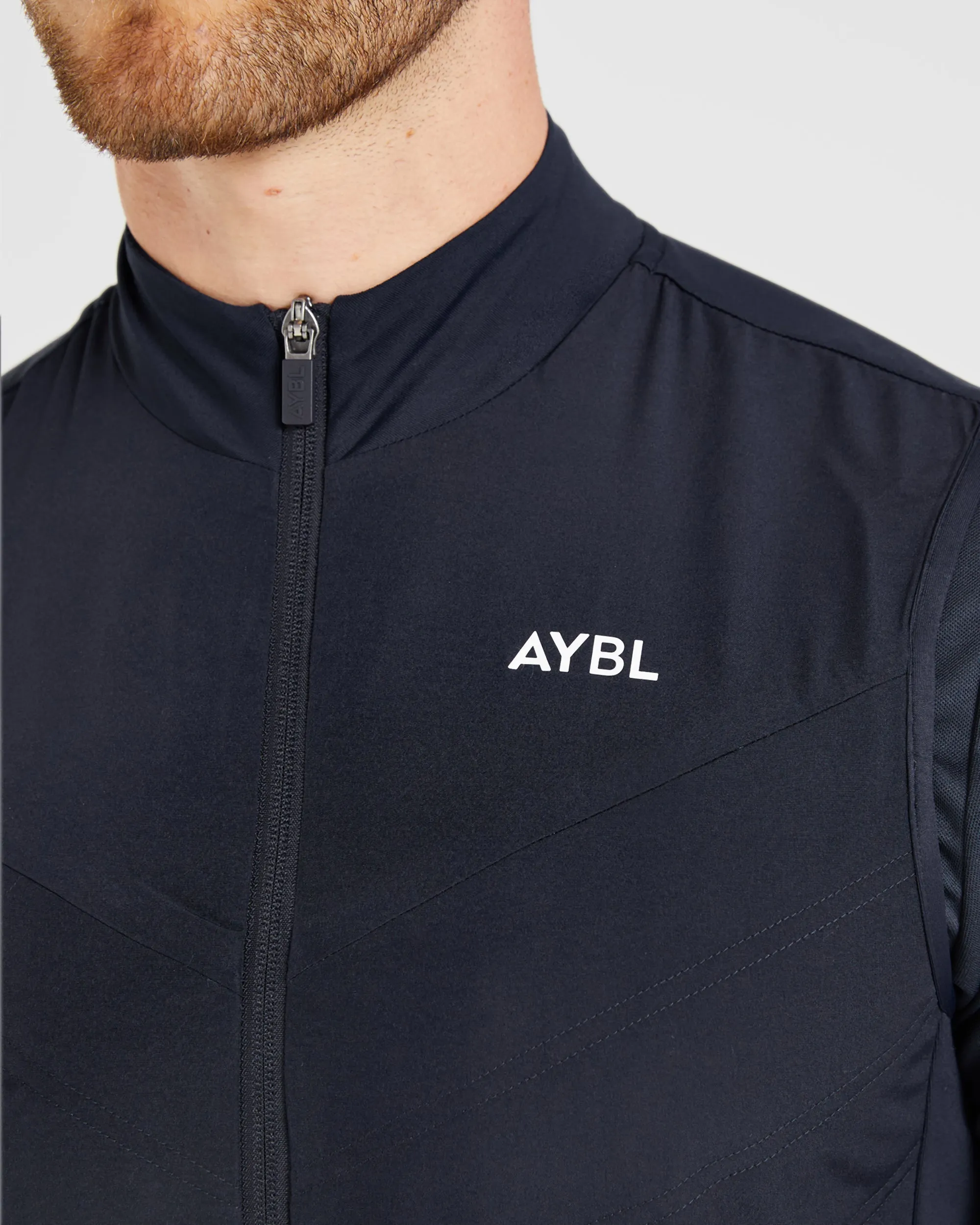 Performance Hybrid Gilet - Navy sold by AYBL product image thumbnail 5