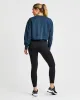 Oversized Crop Jumper - Navy sold by AYBL