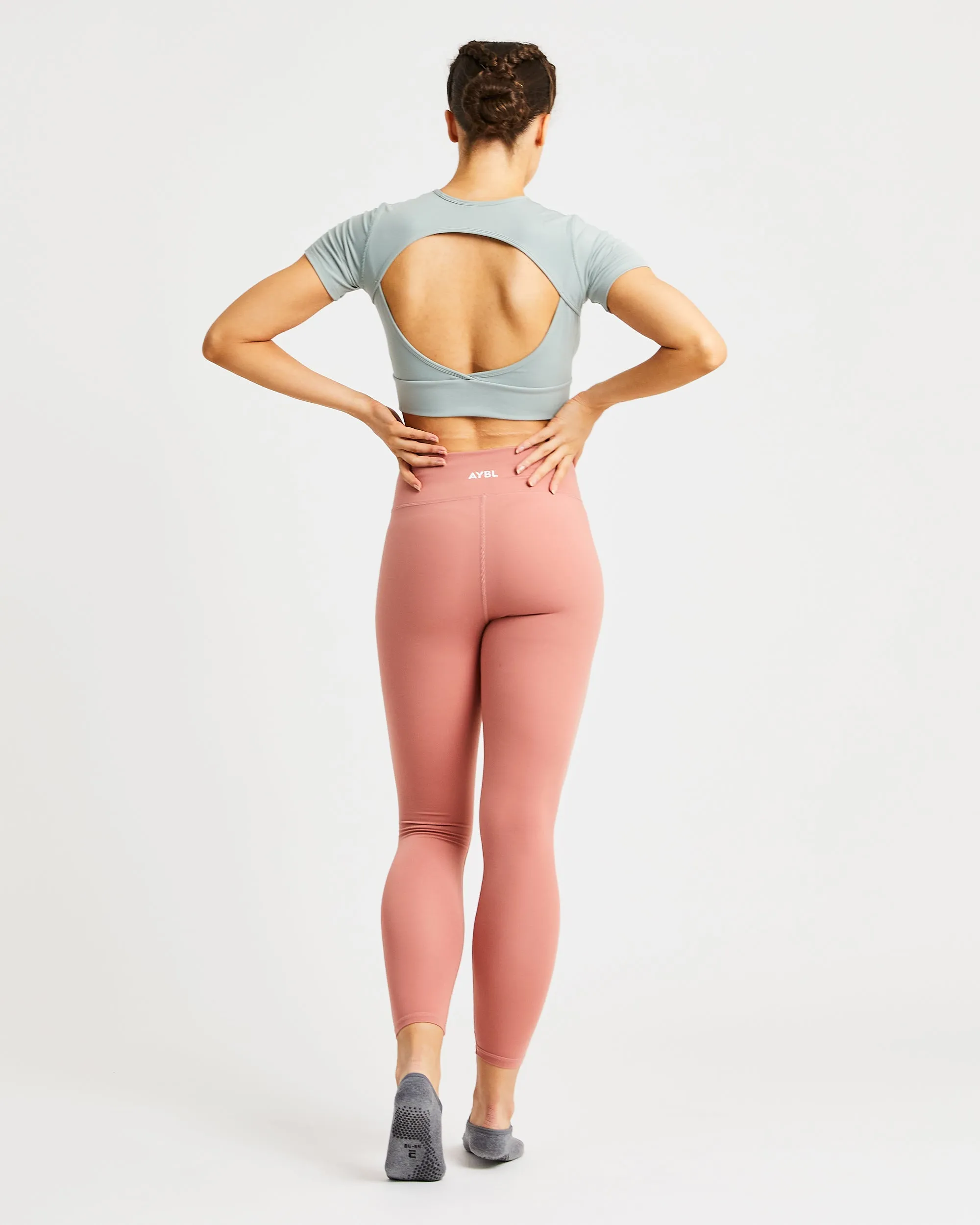 Flow Crop Top - Pistachio Green sold by AYBL product image thumbnail 4