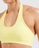 Essential Seamless Halterneck Sports Bra - Yellow sold by AYBL