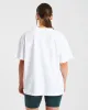 Lifting My Best Life Oversized T Shirt - White sold by AYBL