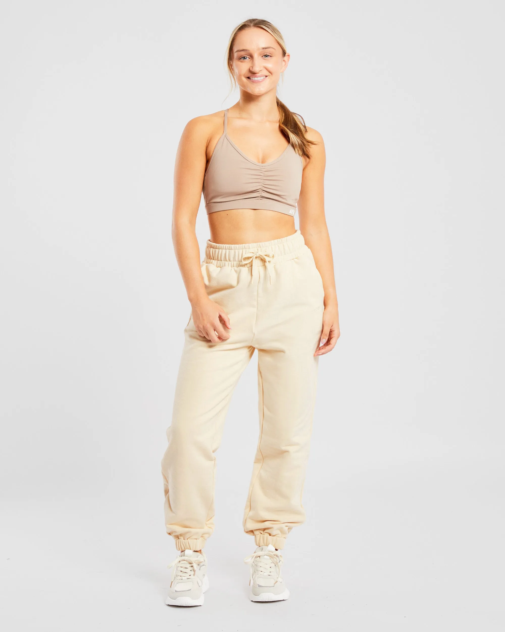 Everyday Relaxed Joggers - Cream sold by AYBL product image thumbnail 3